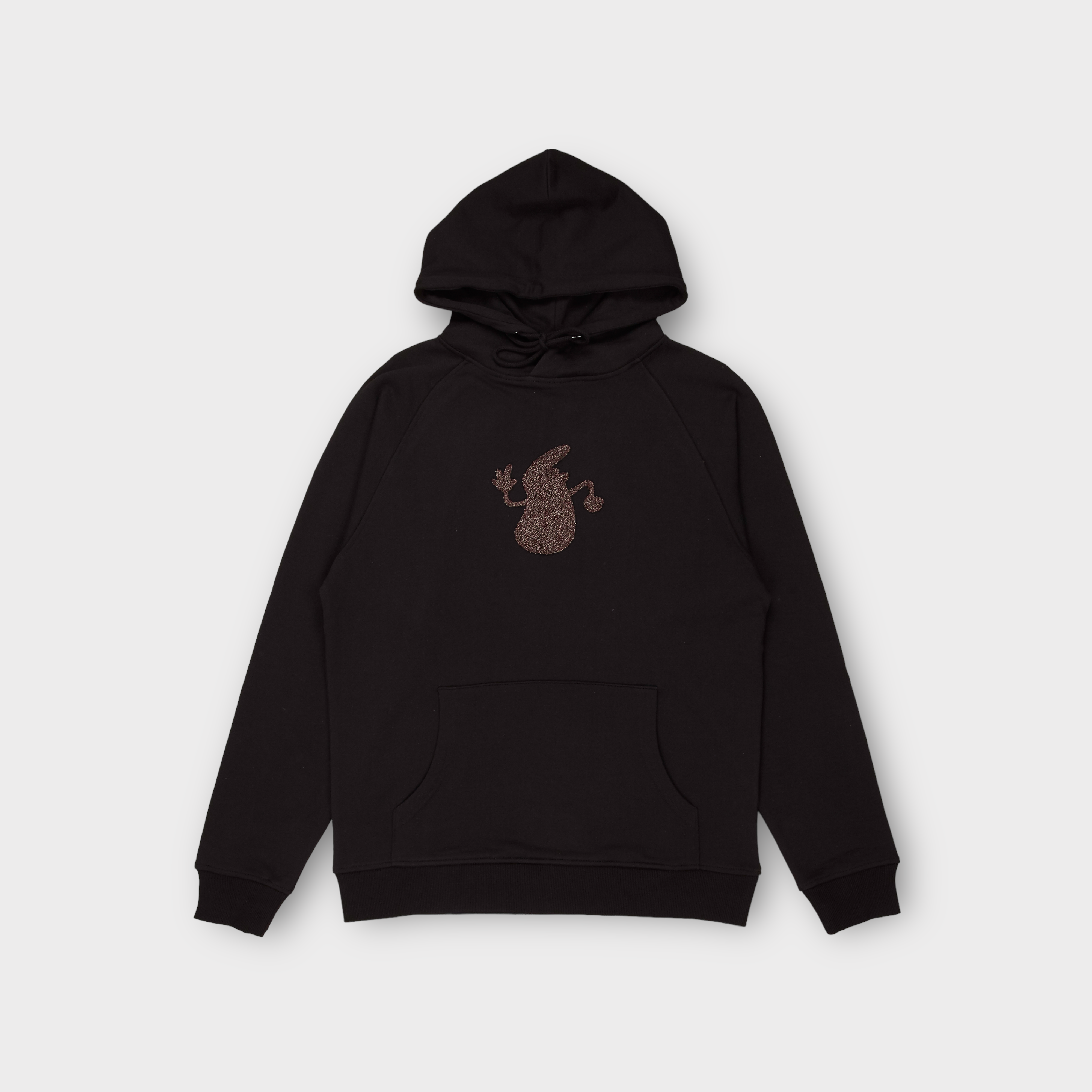 le-fix-kaj-terry-hoodie-schwarz-baumwolle image 1