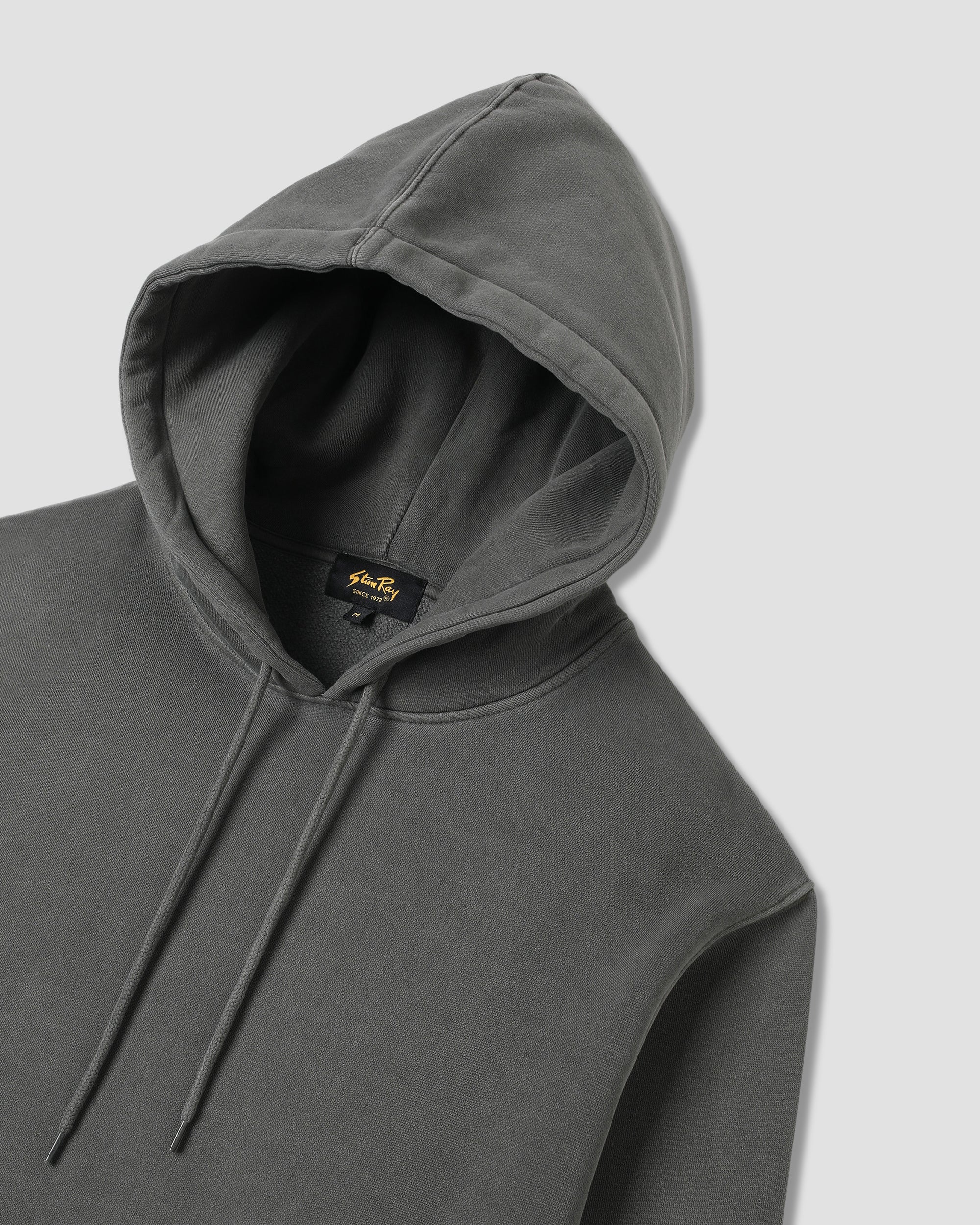 stan-ray-hoods-patch-hood-hoodie-washed-black-baumwolle image 5