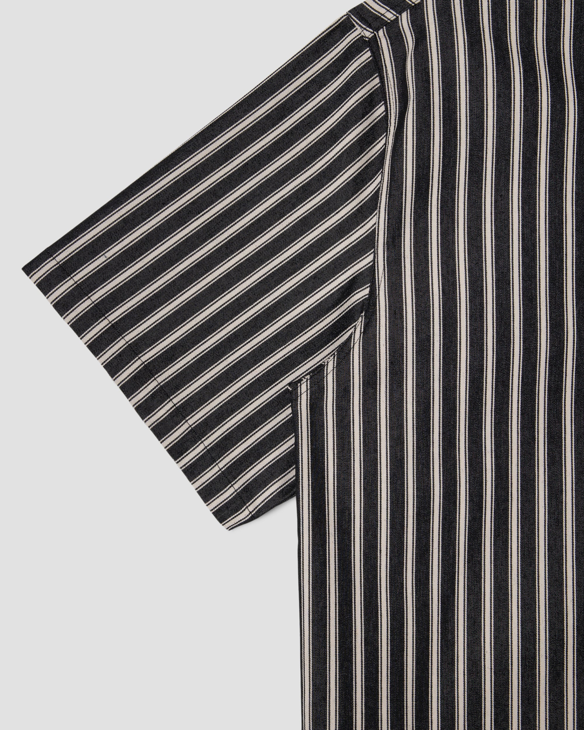 stan-ray-flannel-shirt-kurzarmhemd-charcoal-stripe image 5