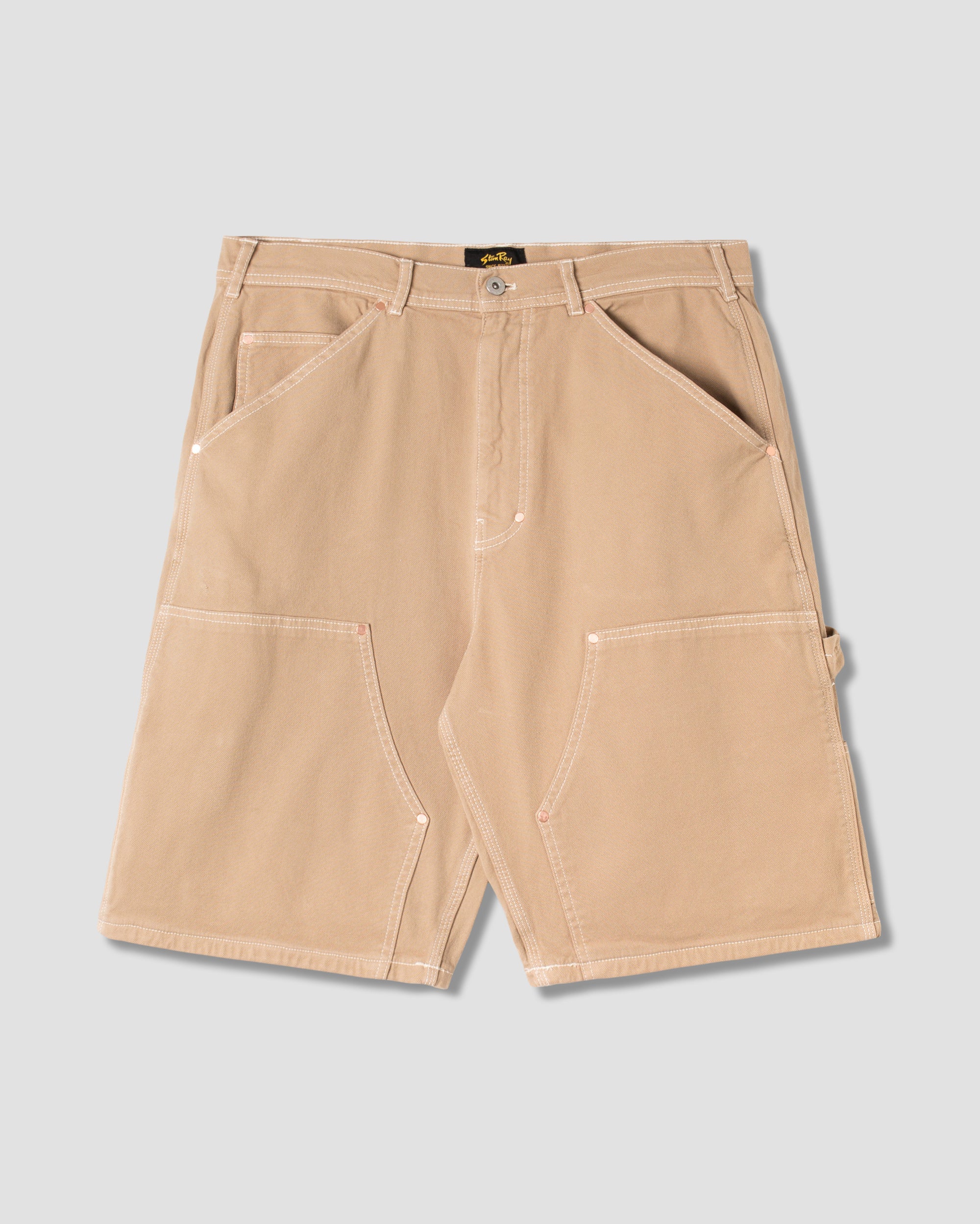 stan-ray-double-knee-short-canvas-khaki-duck-baumwolle image 1