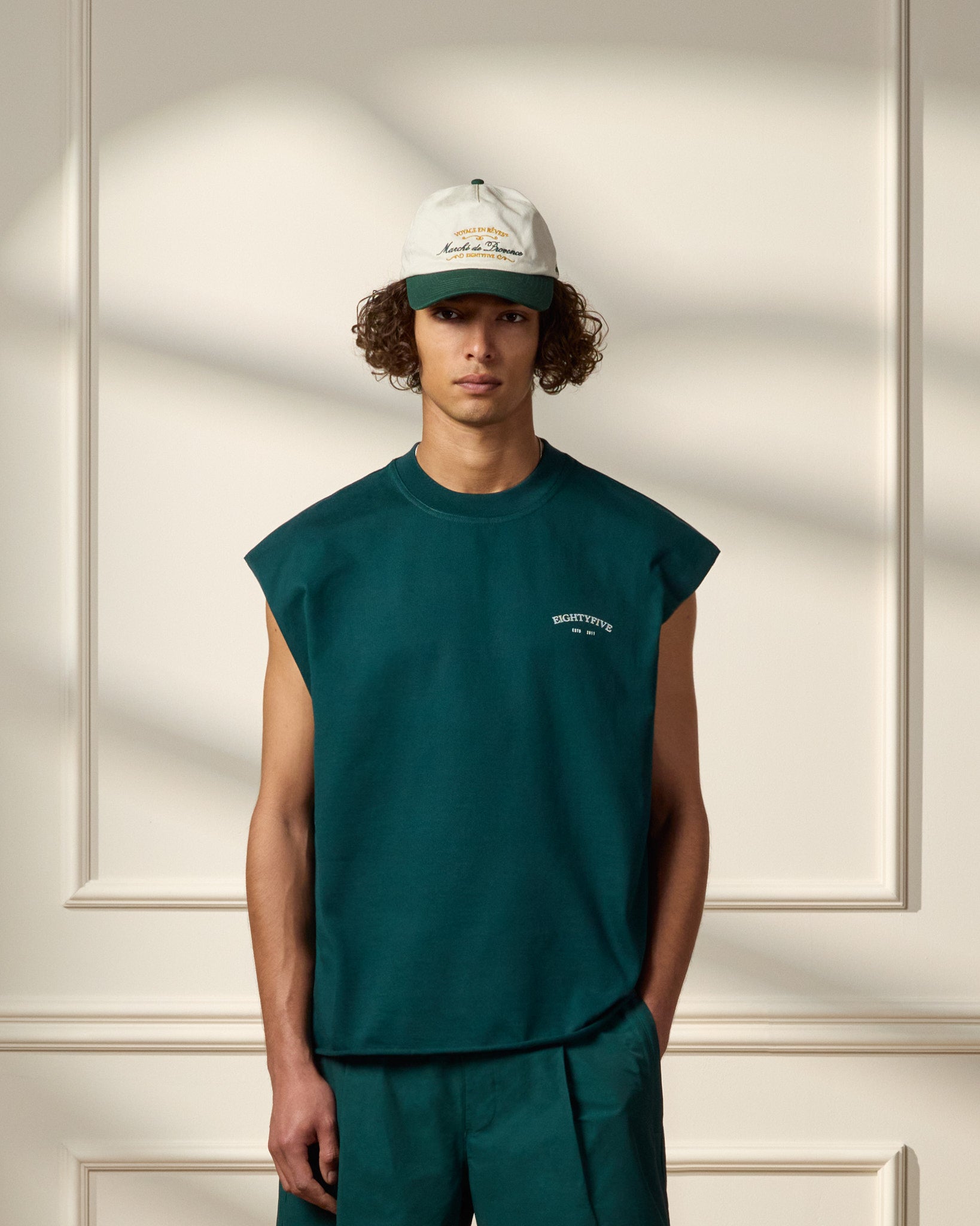 eightyfive-loose-tanktop-pine-green-oversized-baumwolle image 3