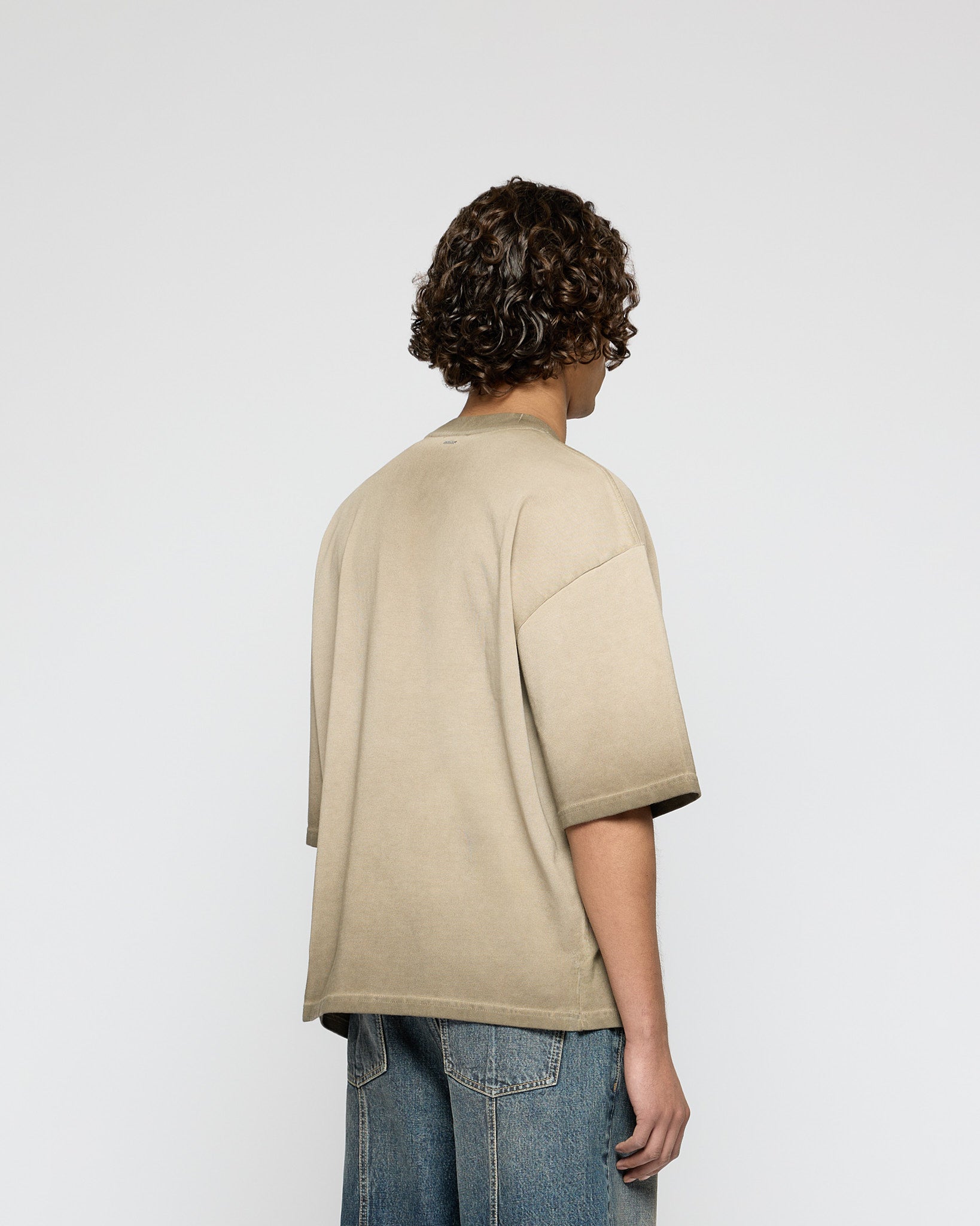 eightyfive-estate-cropped-t-shirt-herren-mocha-washed-look image 4