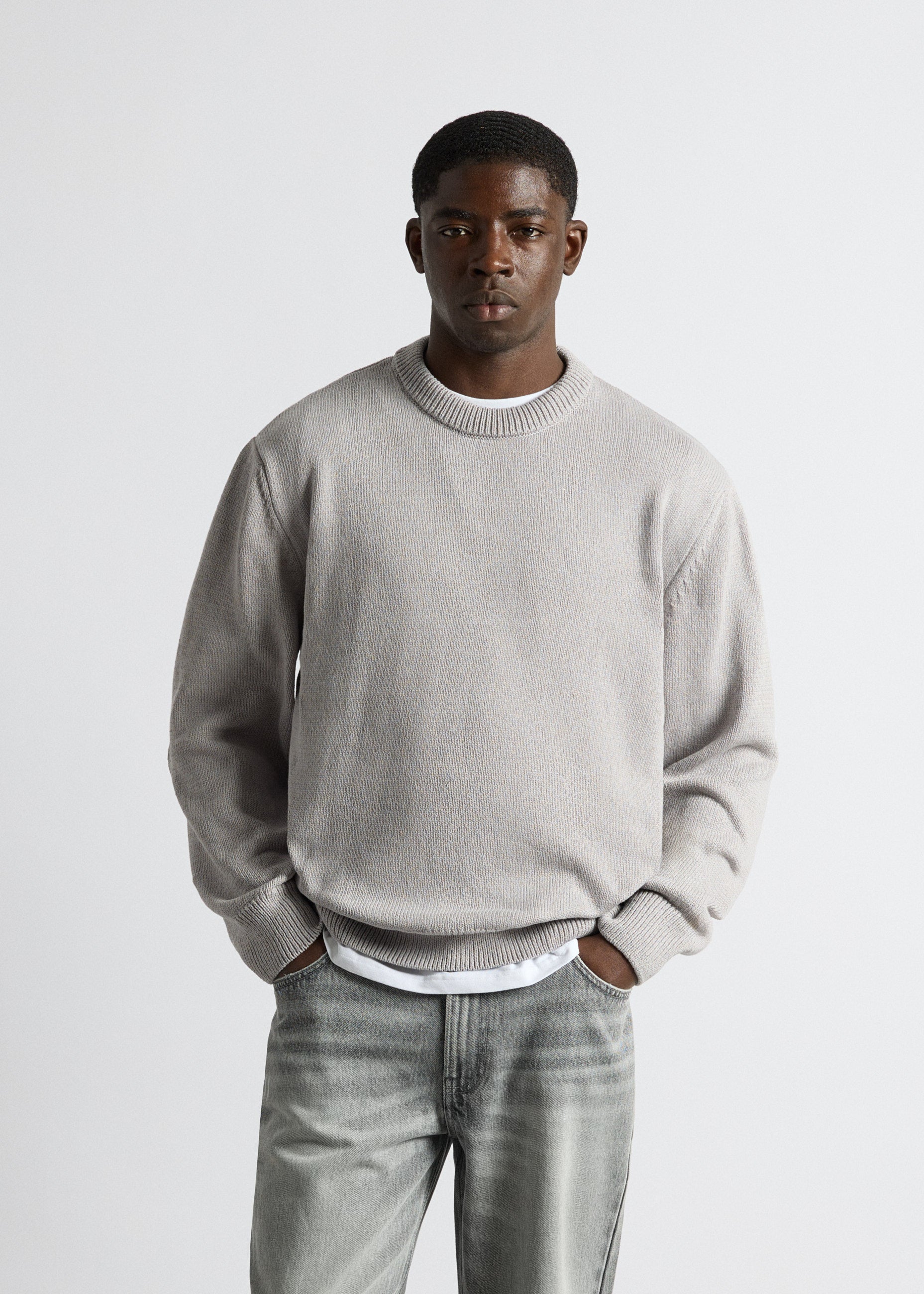 burocs-cotton-crewneck-sweater-light-grey-m-baumwolle image 3