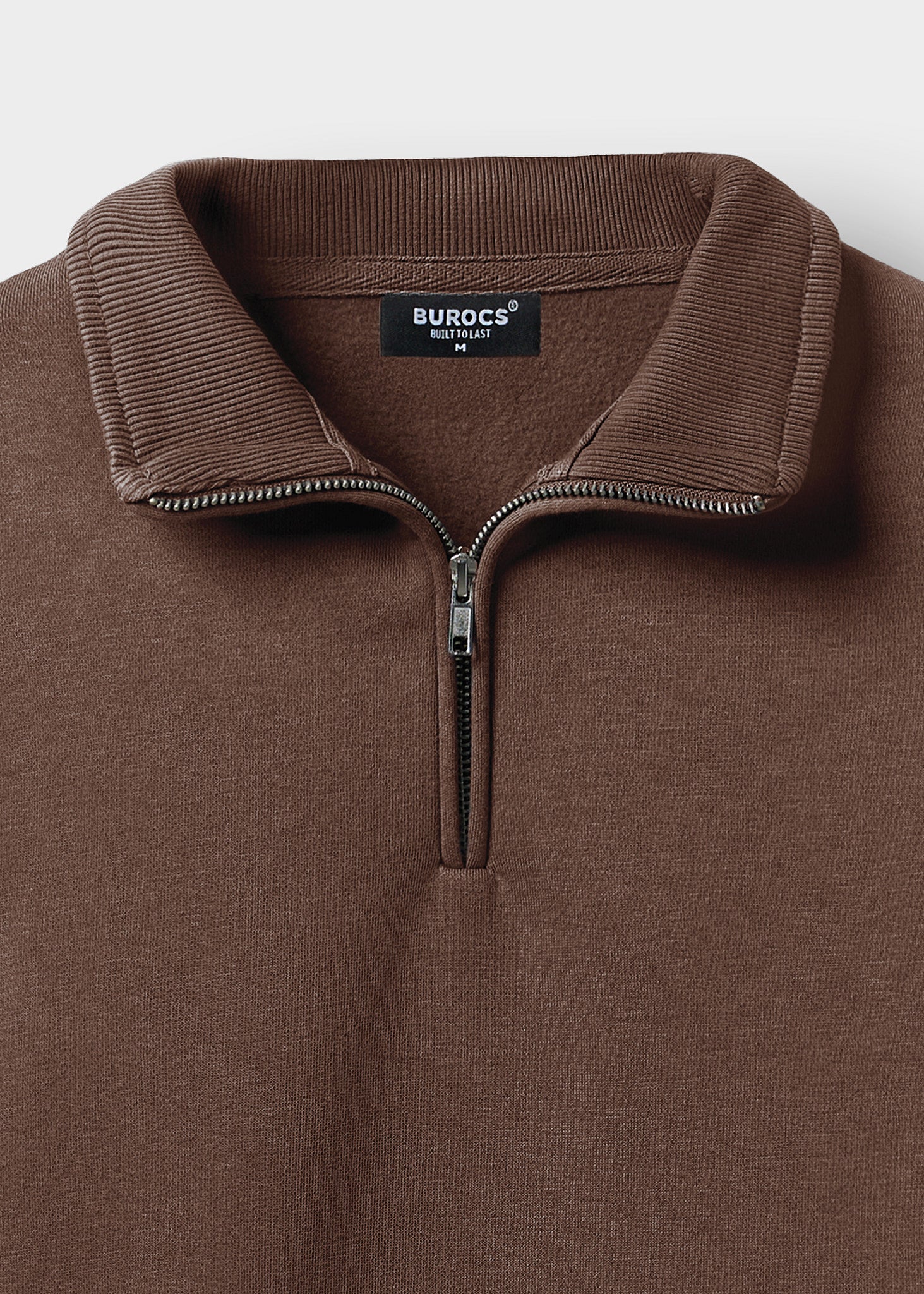 burocs-longsleeves-essential-mock-neck-zip-troyer-braun image 3
