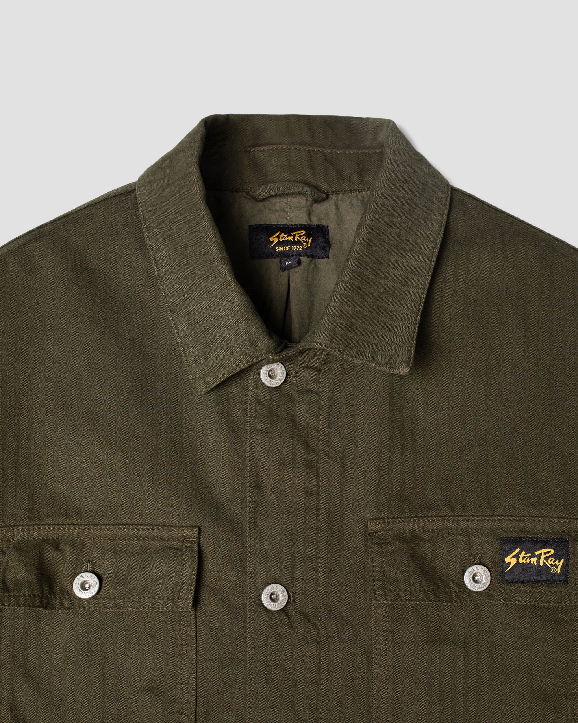 stan-ray-jackets-pork-chop-jacket-jacke-olive-herringbone image 3