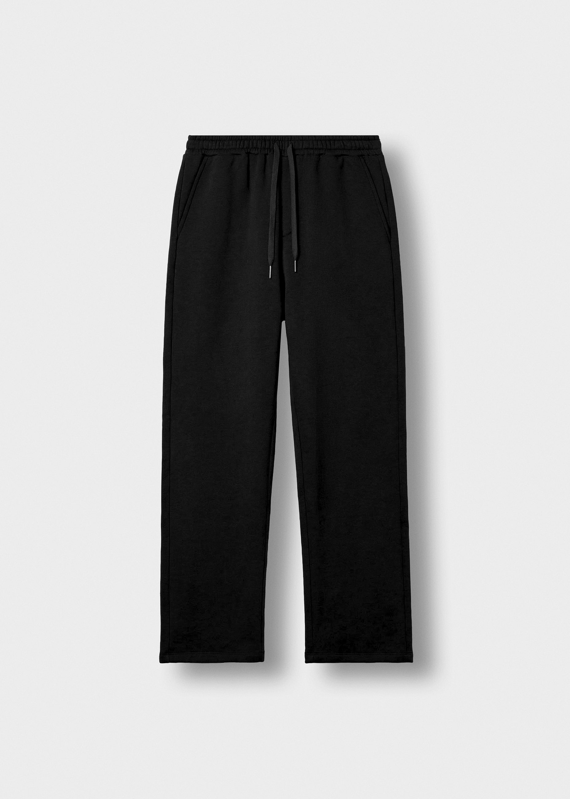 burocs-basic-sweatpants-schwarz-straight-fit image 1