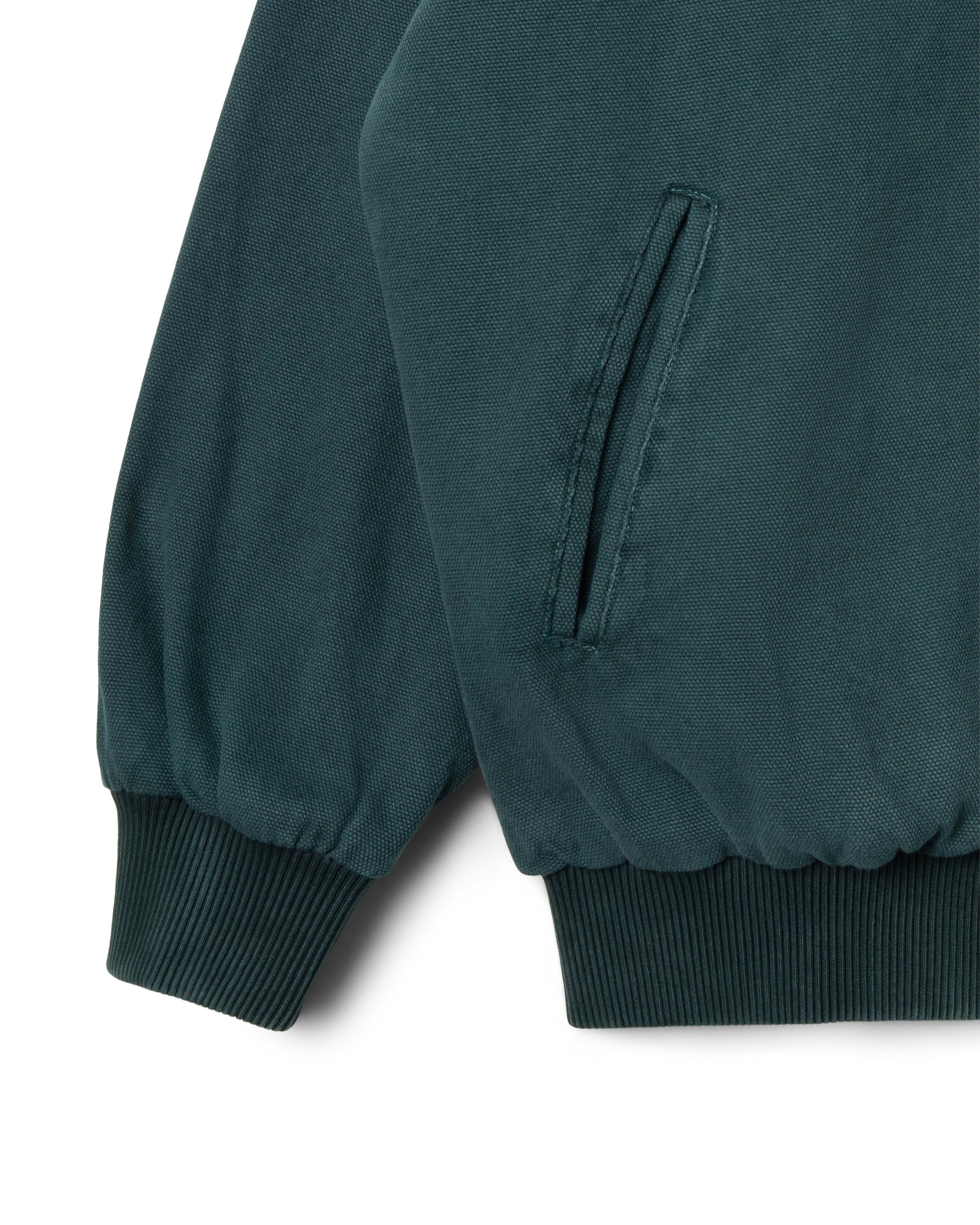 stan-ray-roughneck-collared-bomberjacke-botanical-green-canvas image 3