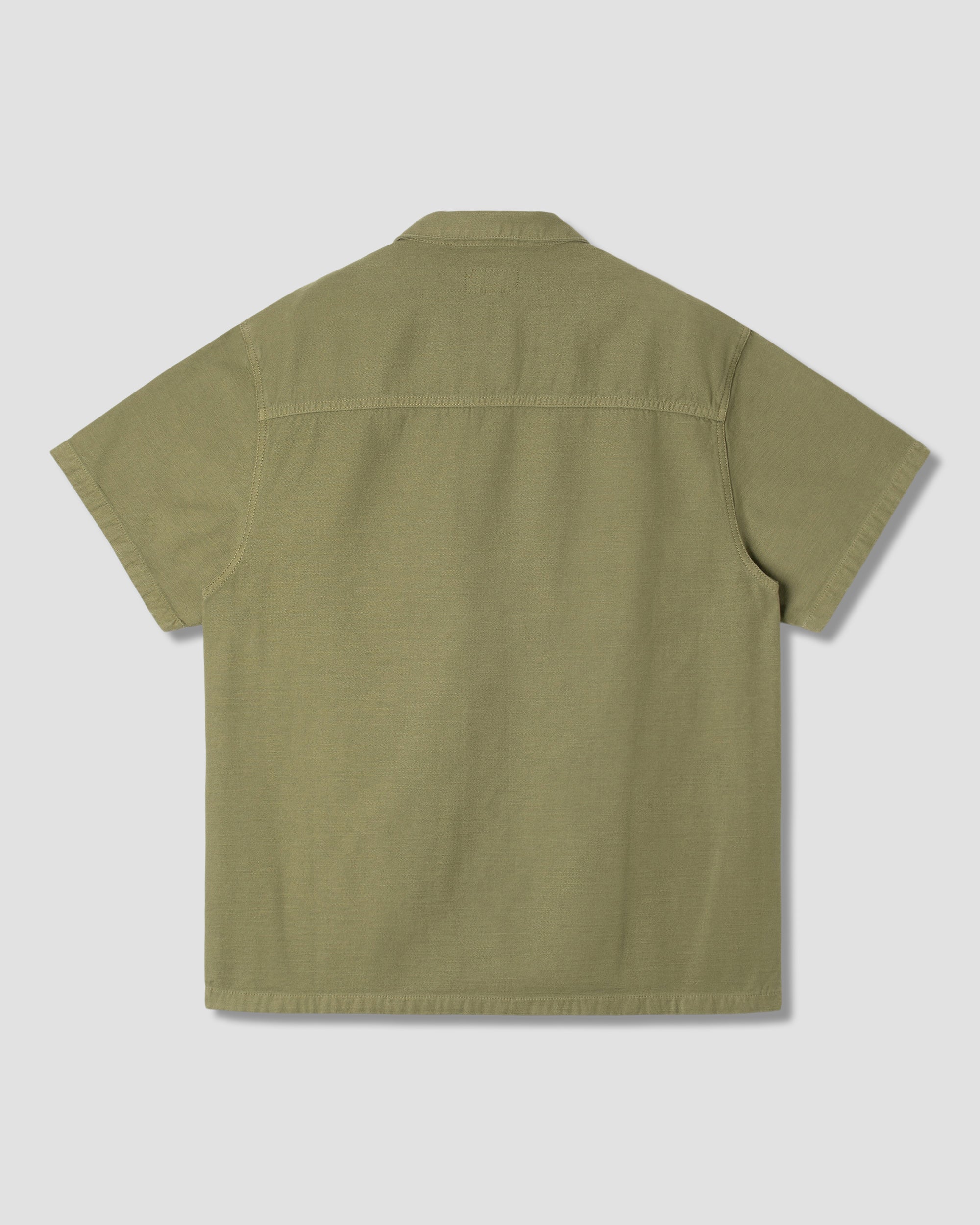 stan-ray-cpo-kurzarm-hemd-olive-baumwolle image 3