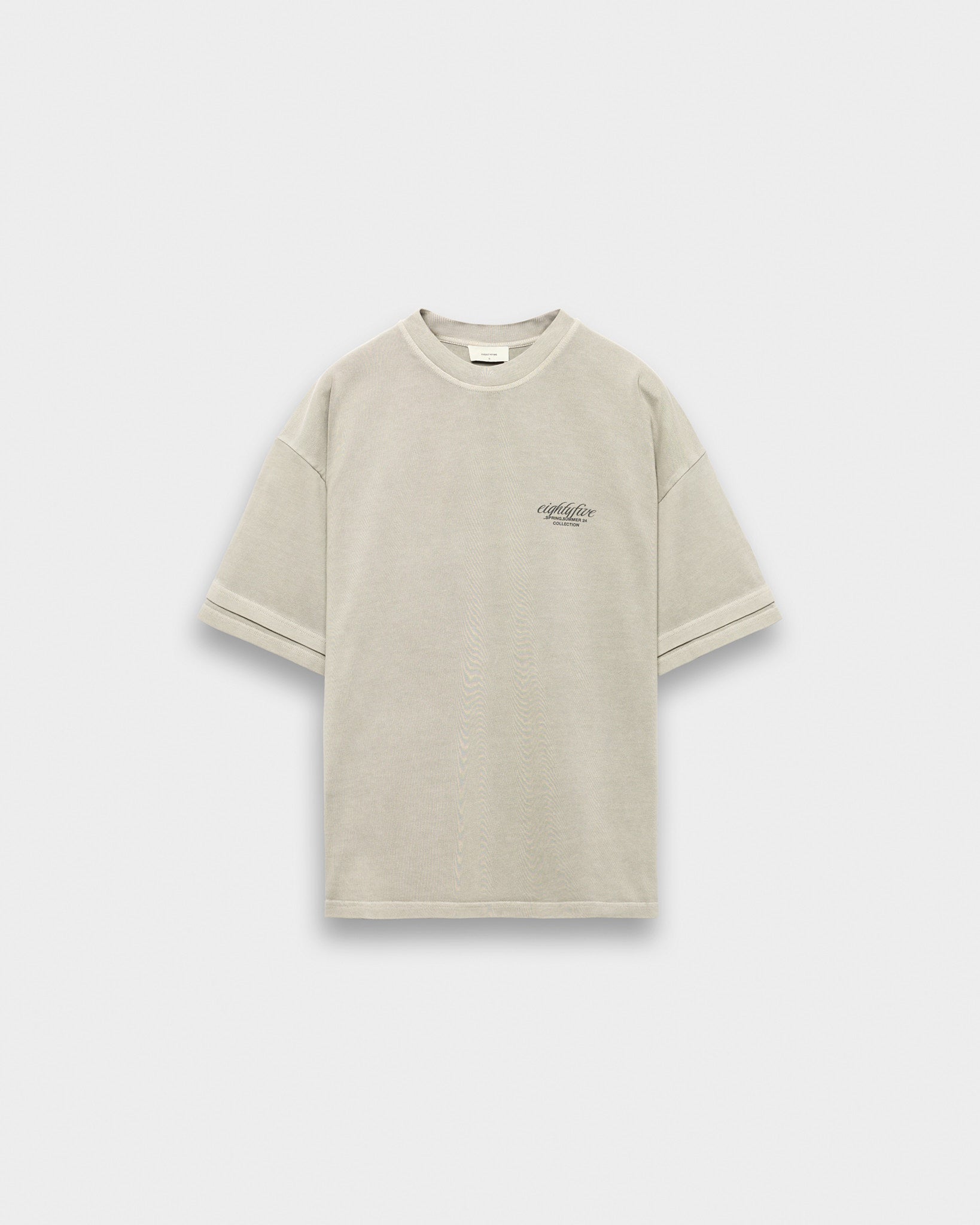 eightyfive-tops-double-sleeve-t-shirt-herren-vintage-light-grey image 1