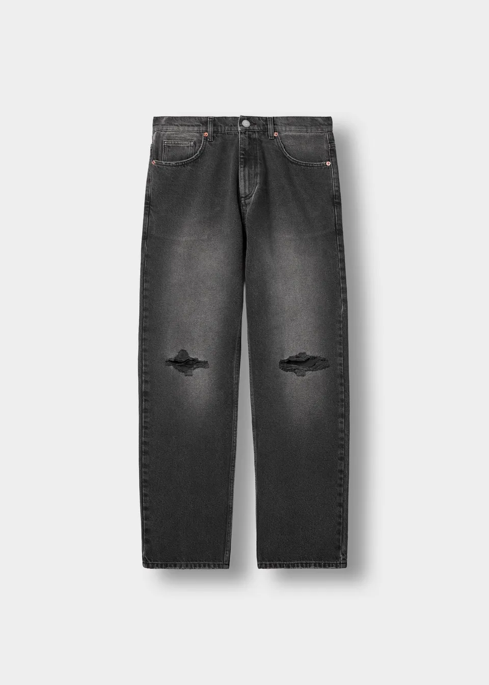 burocs-denim-vito-baggy-jeans-iron-grey-ripped-baumwolle image 1