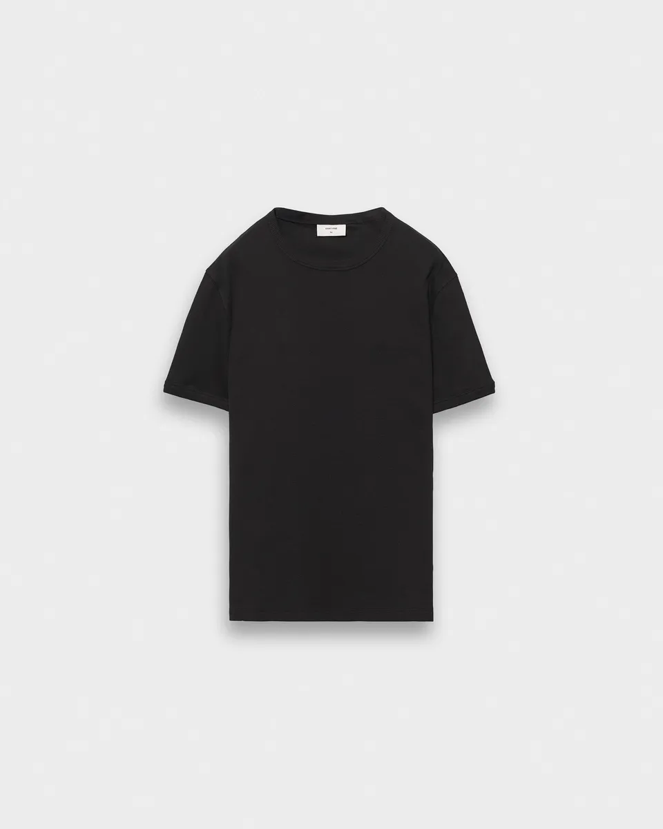 eightyfive-signature-t-shirt-herren-slim-fit-schwarz-baumwolle image 1