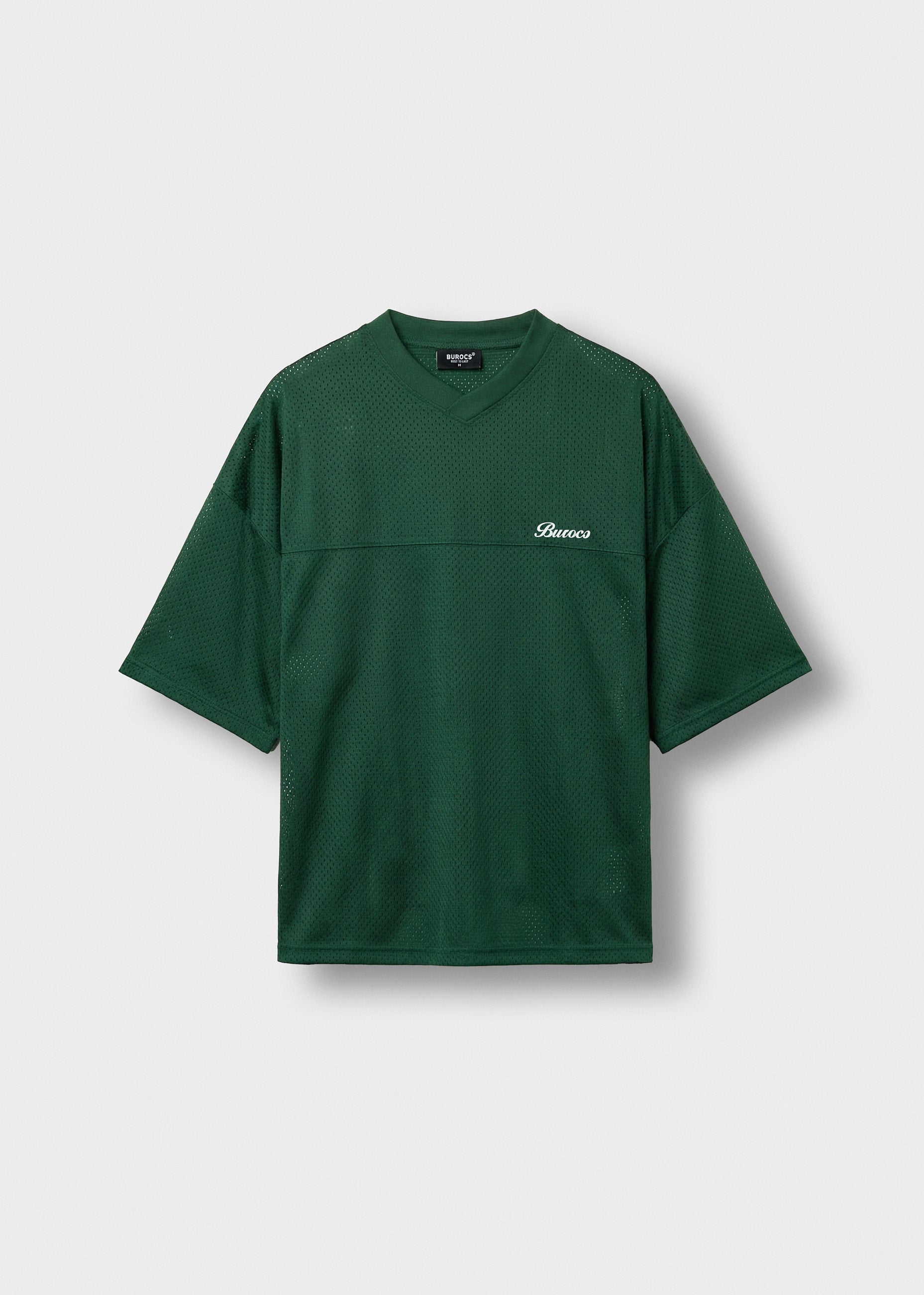 burocs-t-shirts-mesh-logo-t-shirt-herren-hunter-green image 1