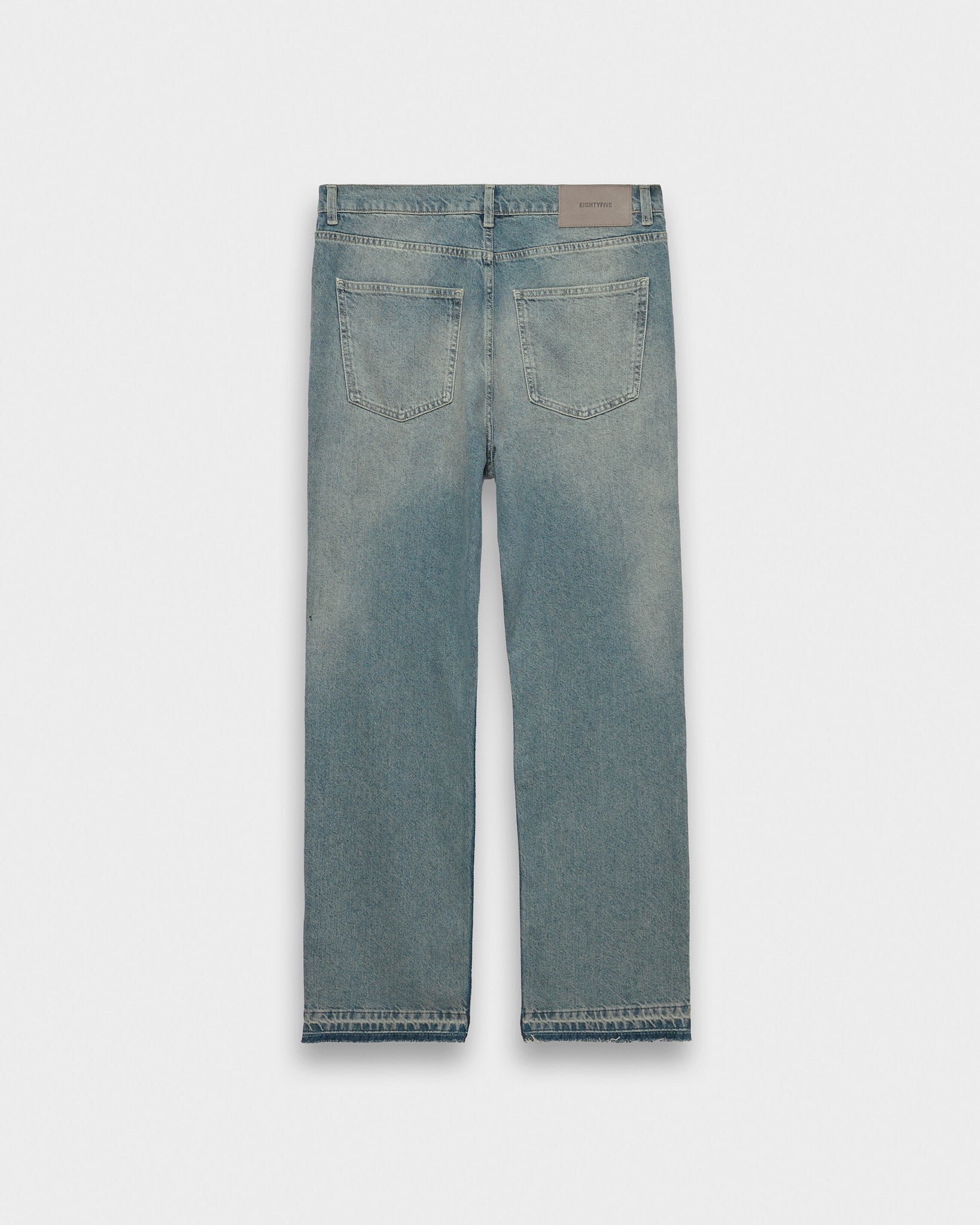 eightyfive-bottoms-open-hem-straight-denim-jeans-azure-blue image 2
