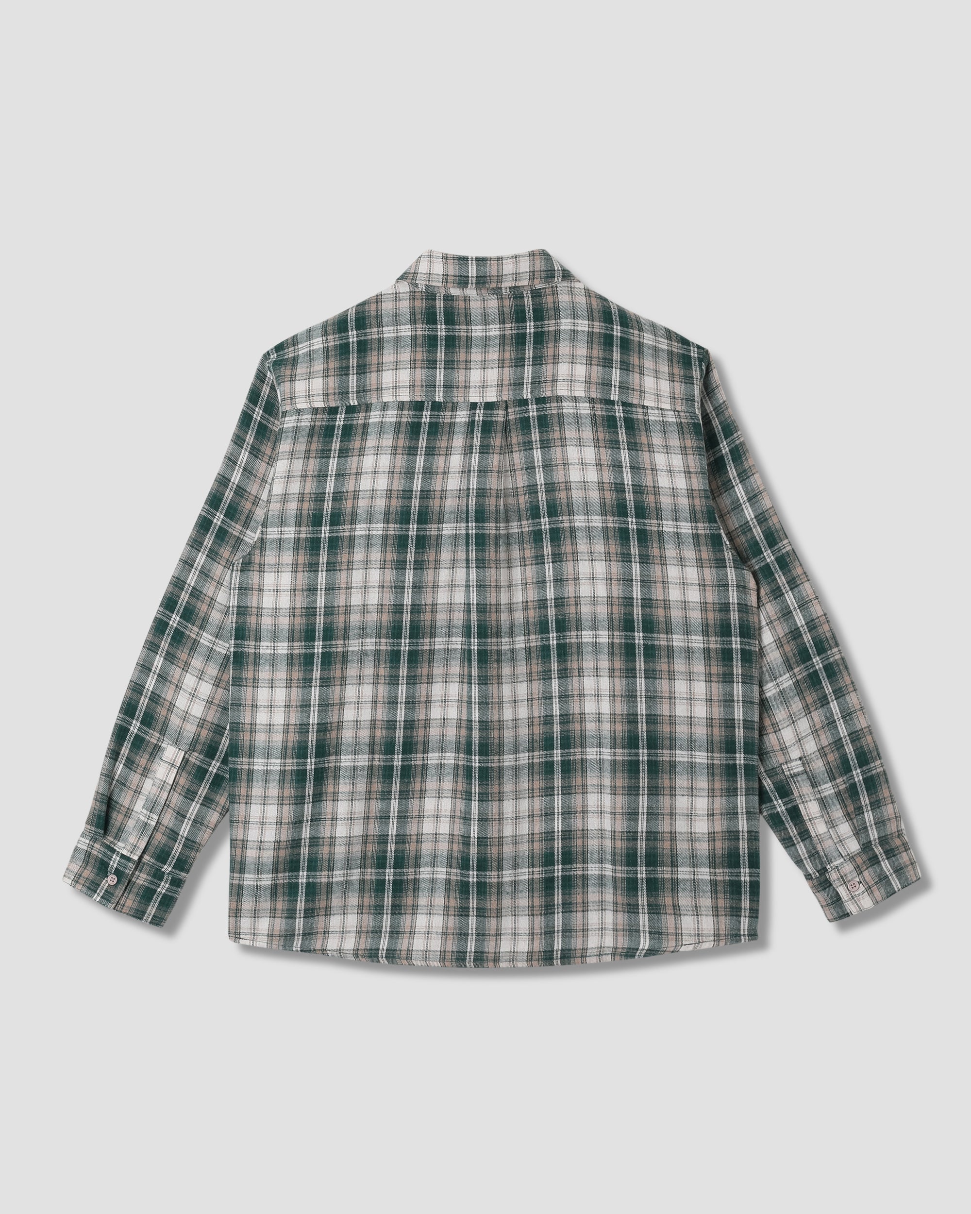 stan-ray-flannel-shirt-flanellhemd-green-plaid-kurzarm image 2