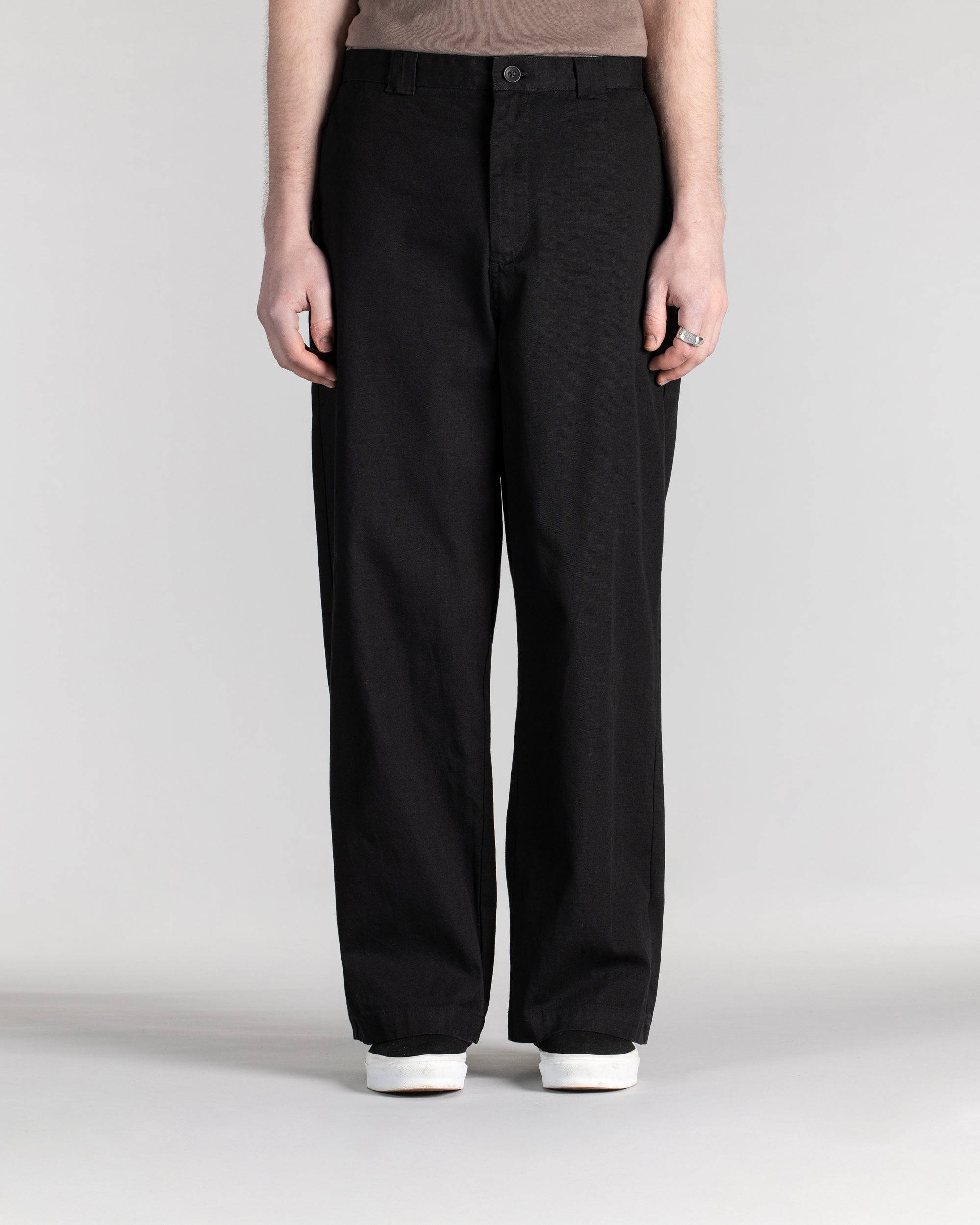 stan-ray-a-pant-herren-arbeitshose-washed-black-canvas image 2