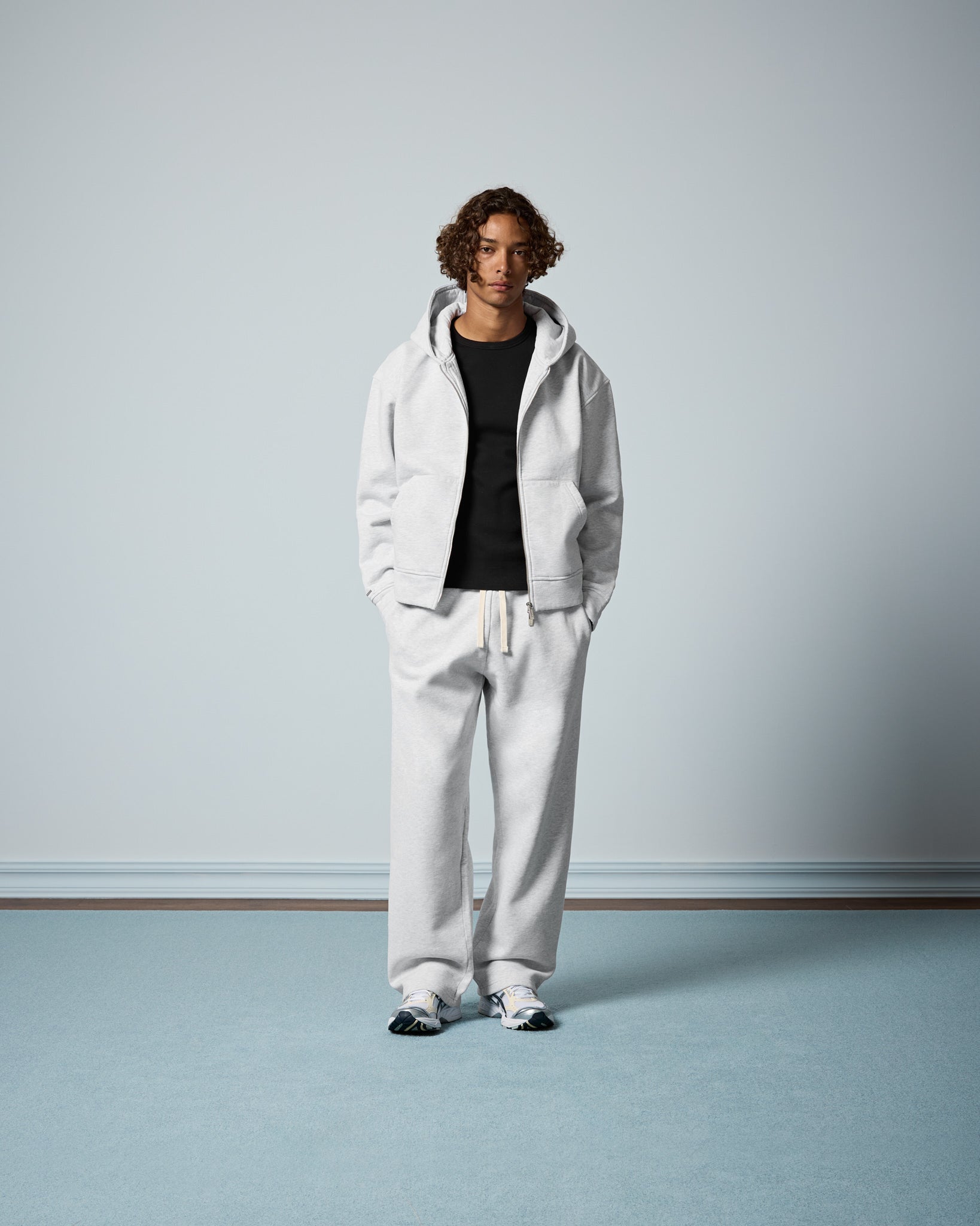 eightyfive-signature-heavy-zip-hoodie-ash-grey image 4