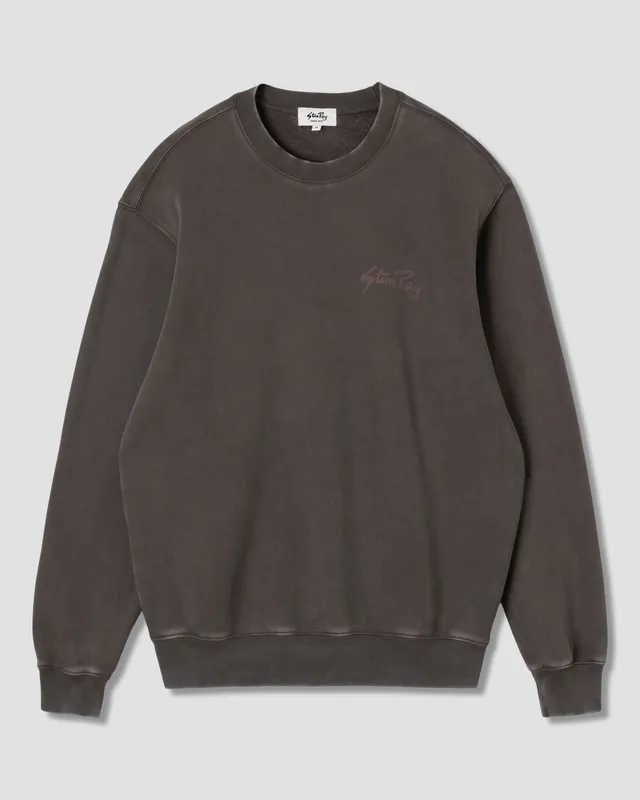 stan-ray-og-crew-sweatshirt-washed-black-ink-peyote-logo image 1