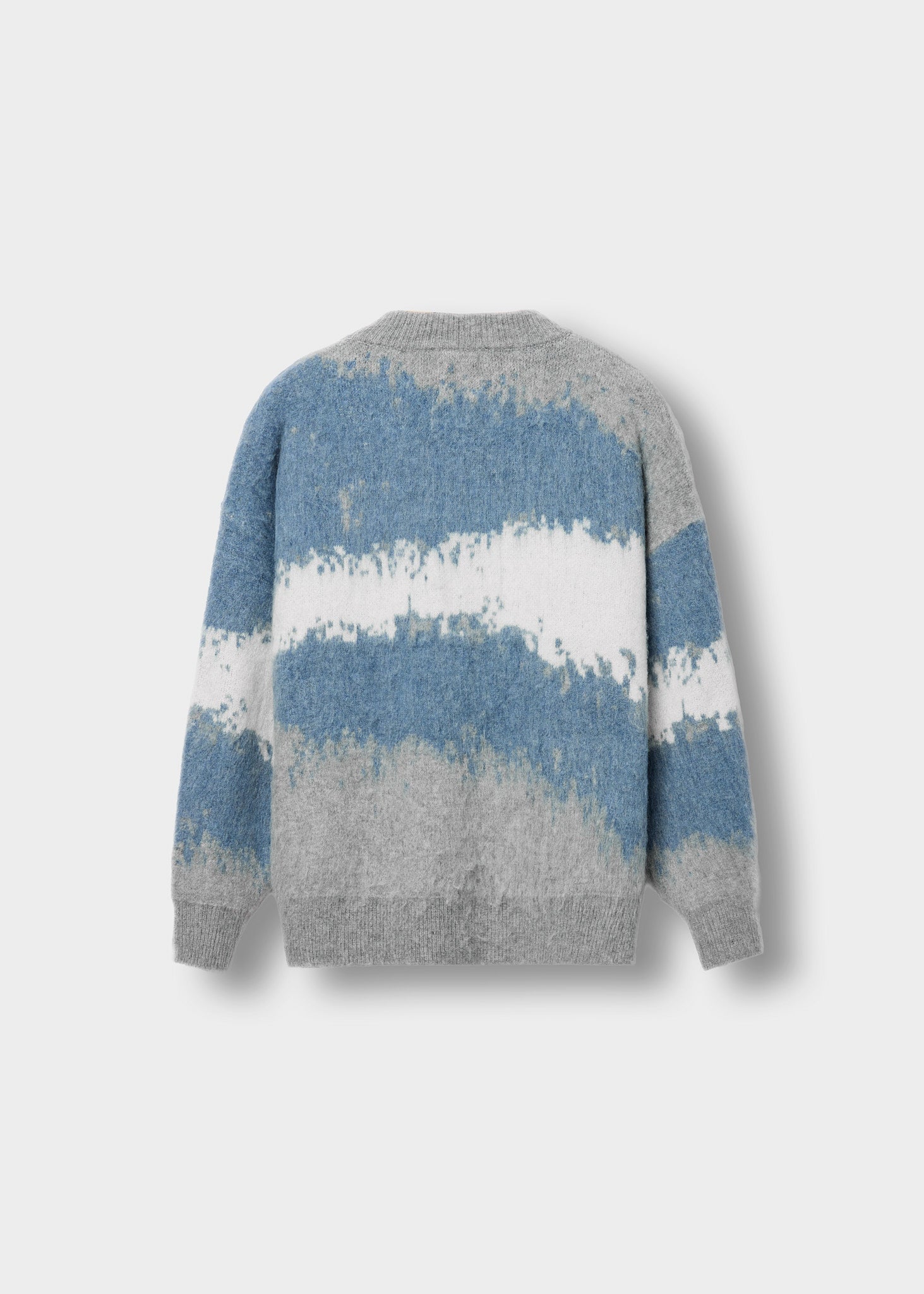 burocs-hairy-cloudtrace-knit-sweater-blau-oversize image 2