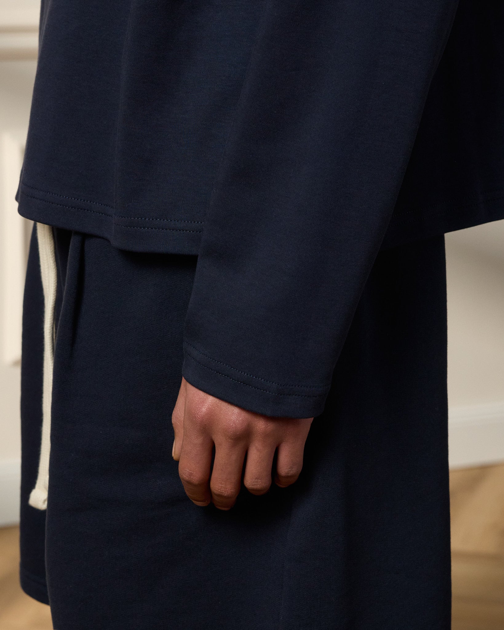 eightyfive-bottoms-sweatshorts-ef-0520-navy-relaxed-fit-baumwolle image 6