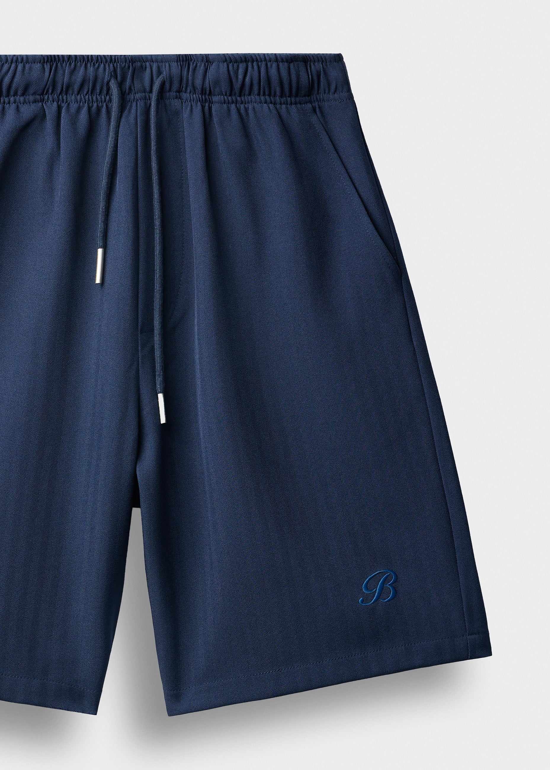 burocs-shorts-herringbone-regular-navy-m-polyester image 3
