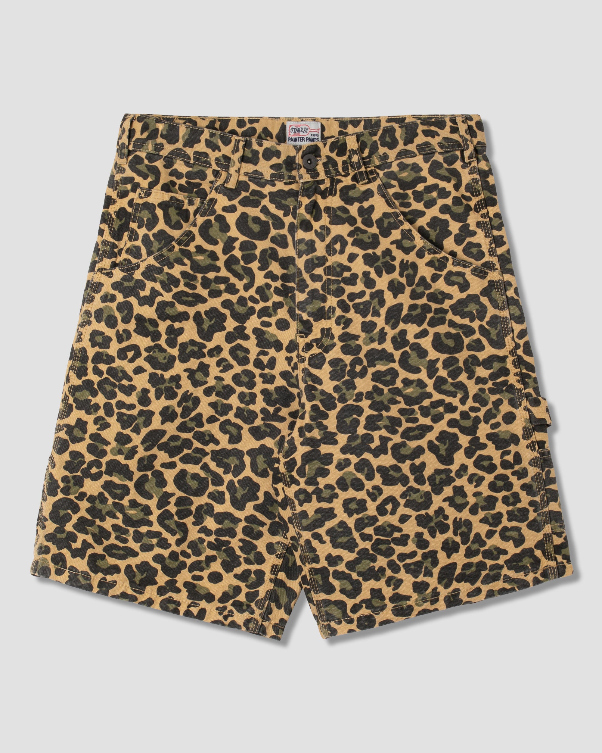 stan-ray-big-job-short-shorts-leopard-camo-relaxed-fit image 1