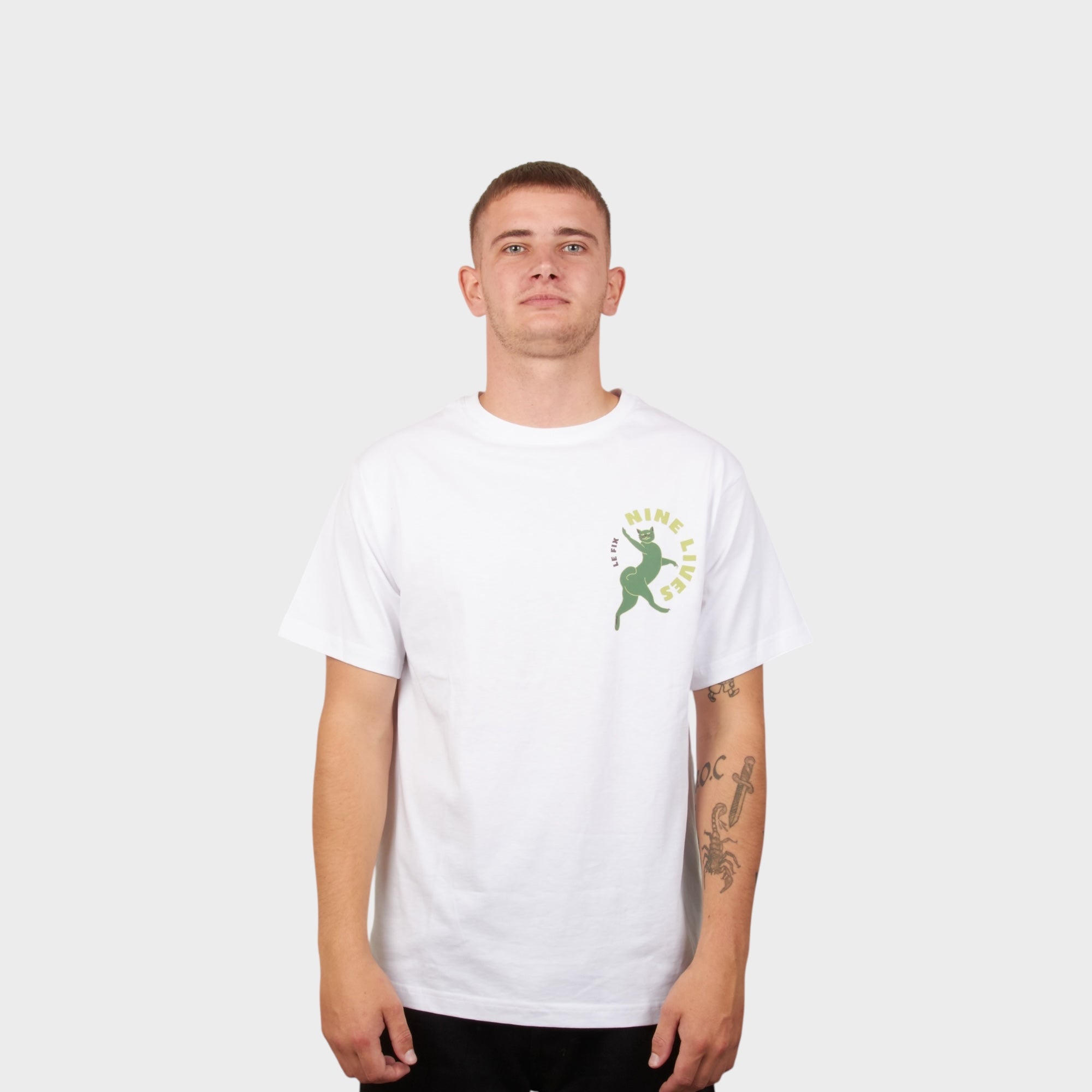le-fix-nine-lives-t-shirt-wei-baumwoll-shirt-mit-print image 2