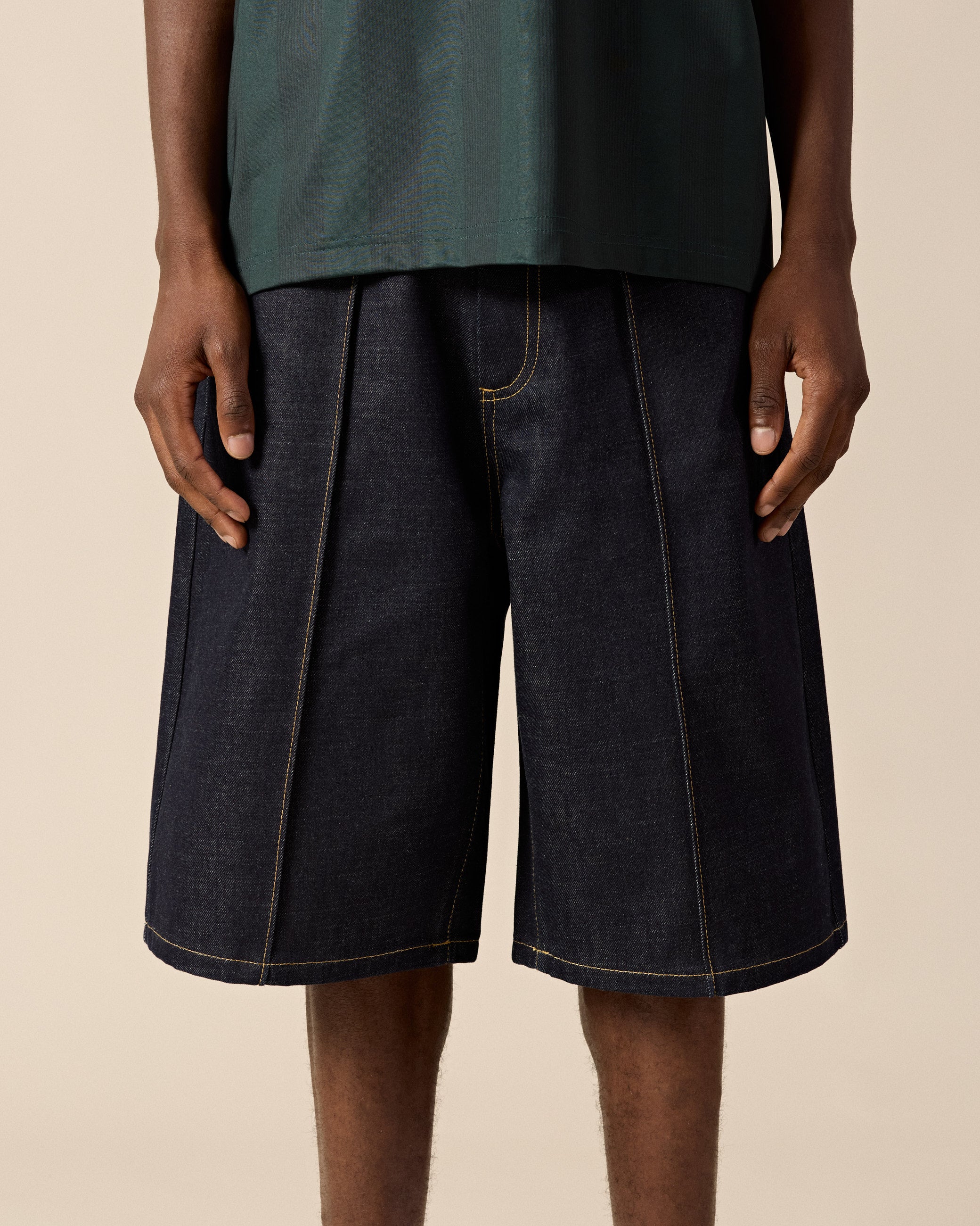eightyfive-baggy-jorts-with-seam-jorts-raw-denim-32-baggy-fit image 8