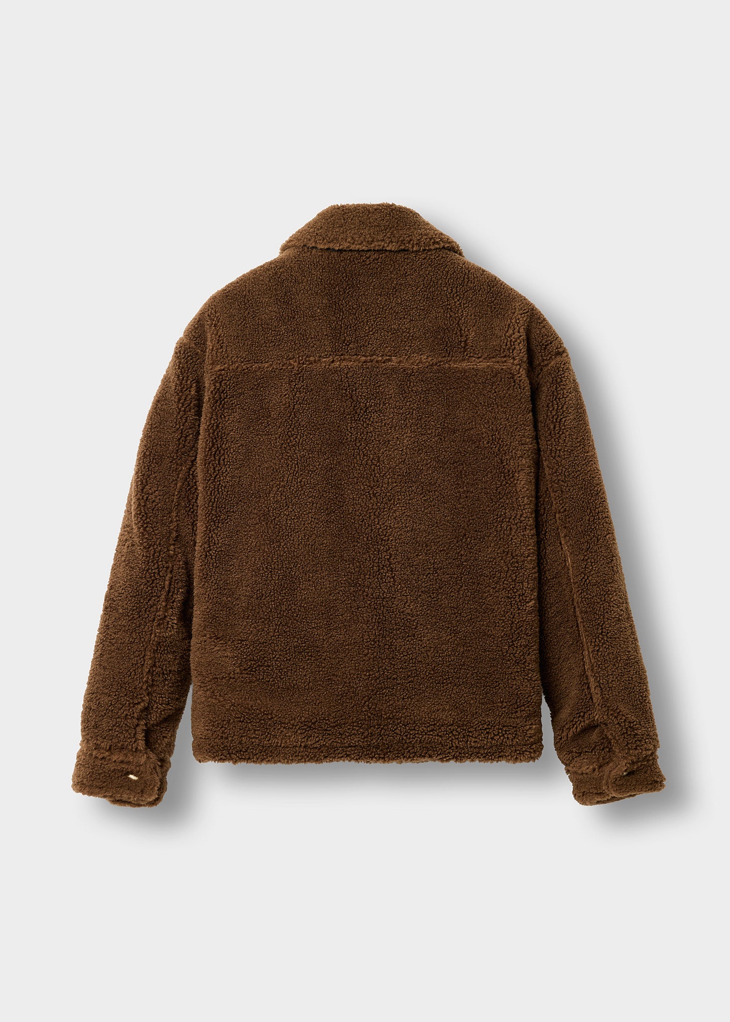 burocs-teddy-jacket-teddyjacke-braun-oversized image 2