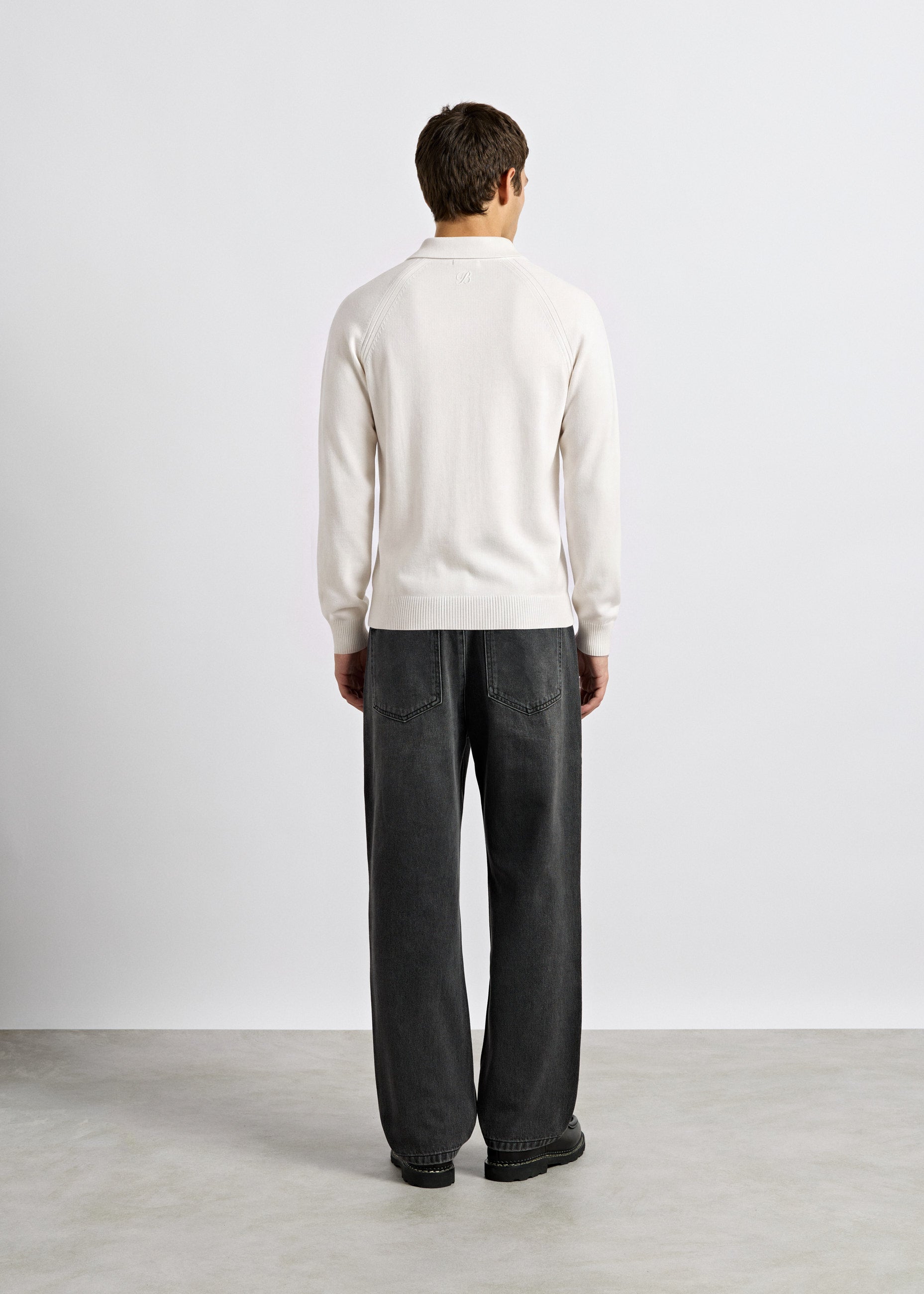 burocs-fine-knit-polo-sweater-strickpolo-off-white-regular-fit image 5
