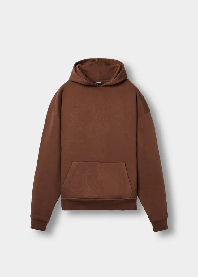 burocs-hoodies-basic-hoodie-chocolate-brown-oversize image 1