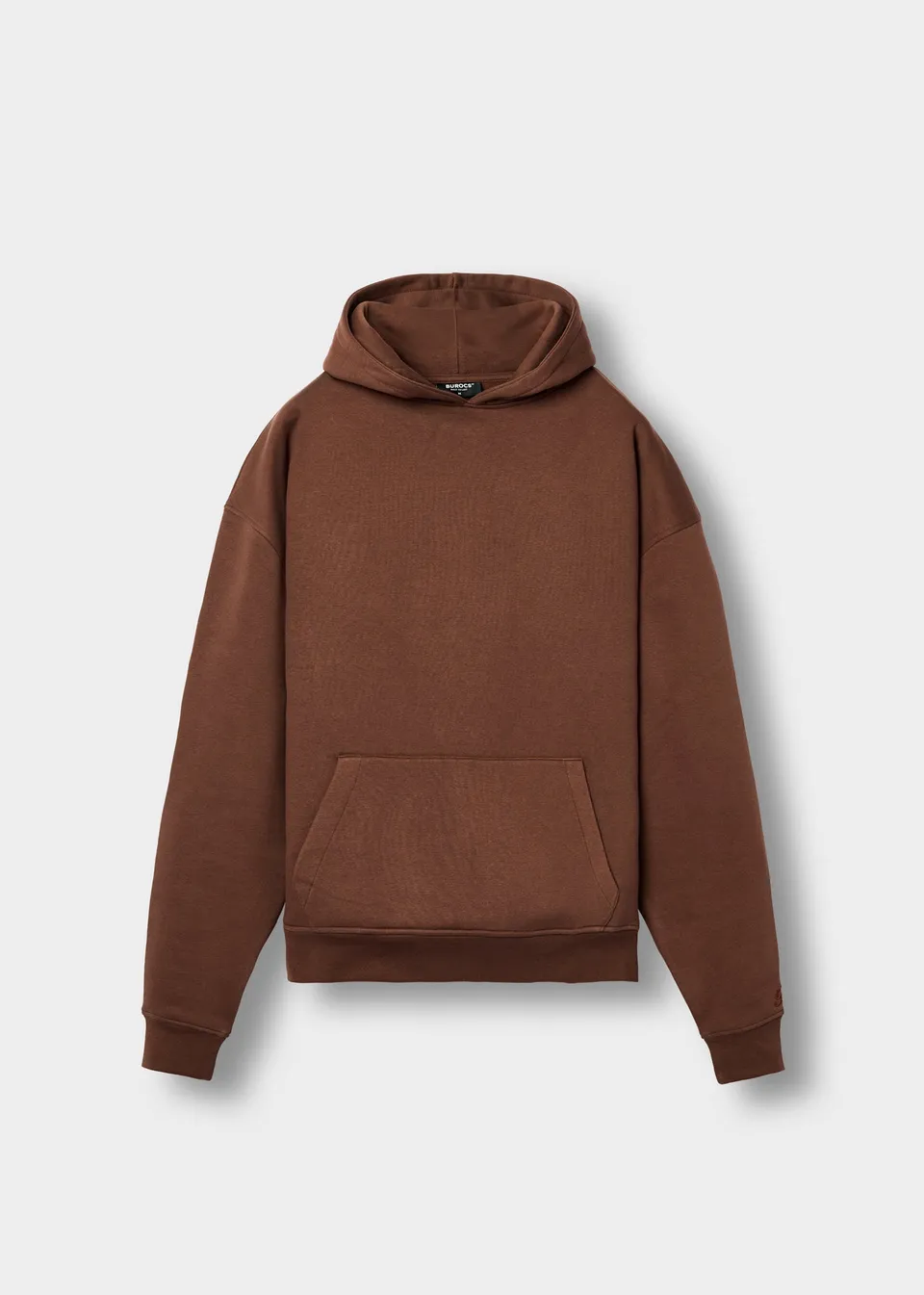 burocs-hoodies-basic-hoodie-chocolate-brown-oversize image 1