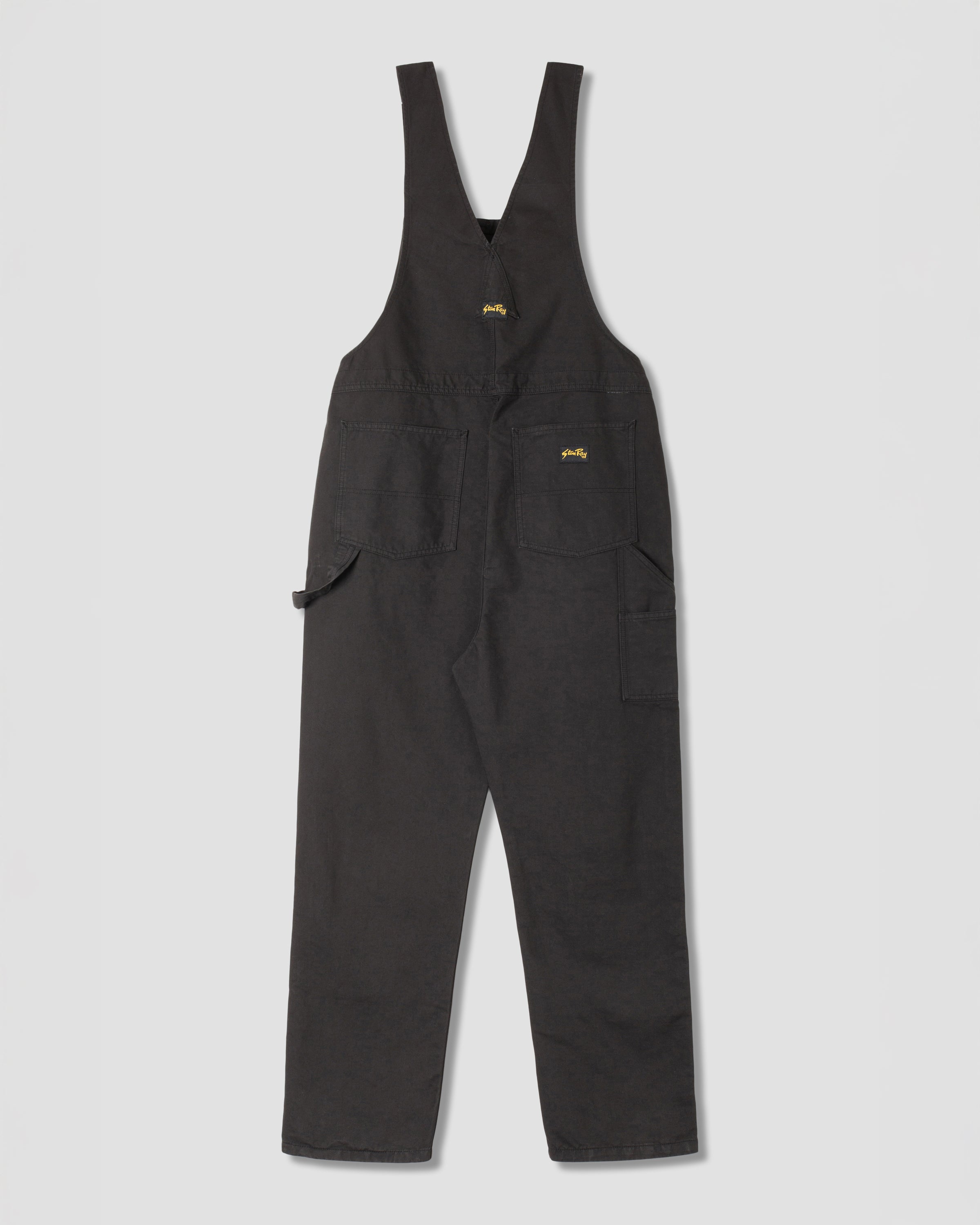 stan-ray-earls-bib-latzhose-black-twill-gerade image 2