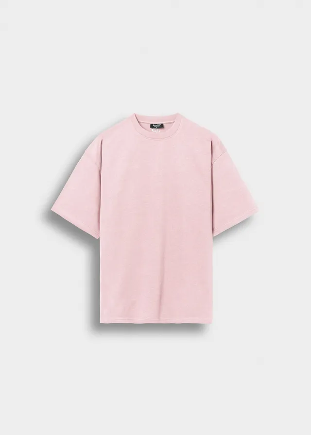 burocs-oversize-t-shirt-t-shirt-dusty-rose-baumwolle-240-gsm image 1