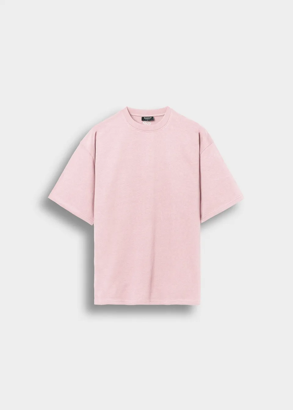 burocs-oversize-t-shirt-t-shirt-dusty-rose-baumwolle-240-gsm image 1