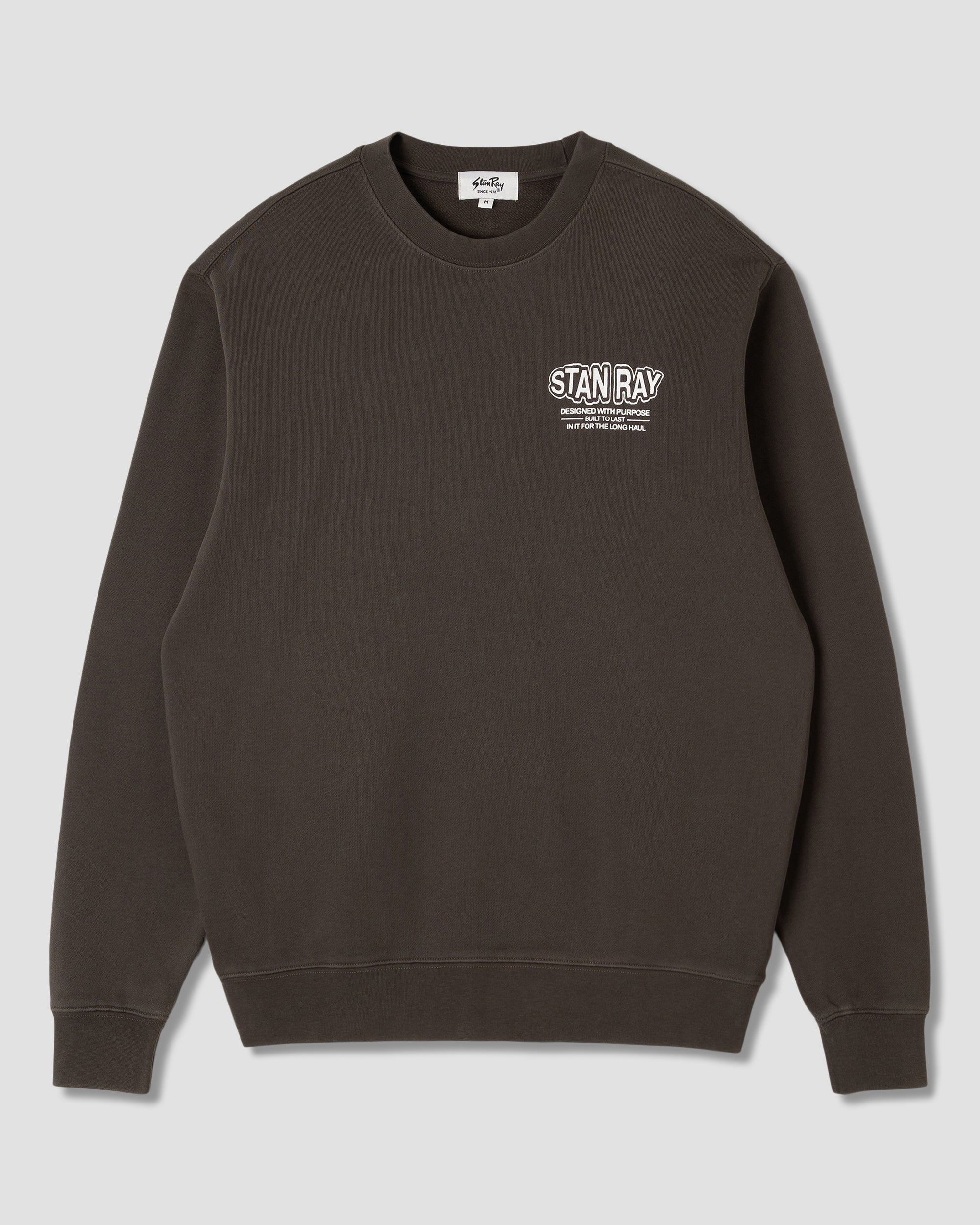 stan-ray-long-haul-crew-washed-black-sweatshirt image 1