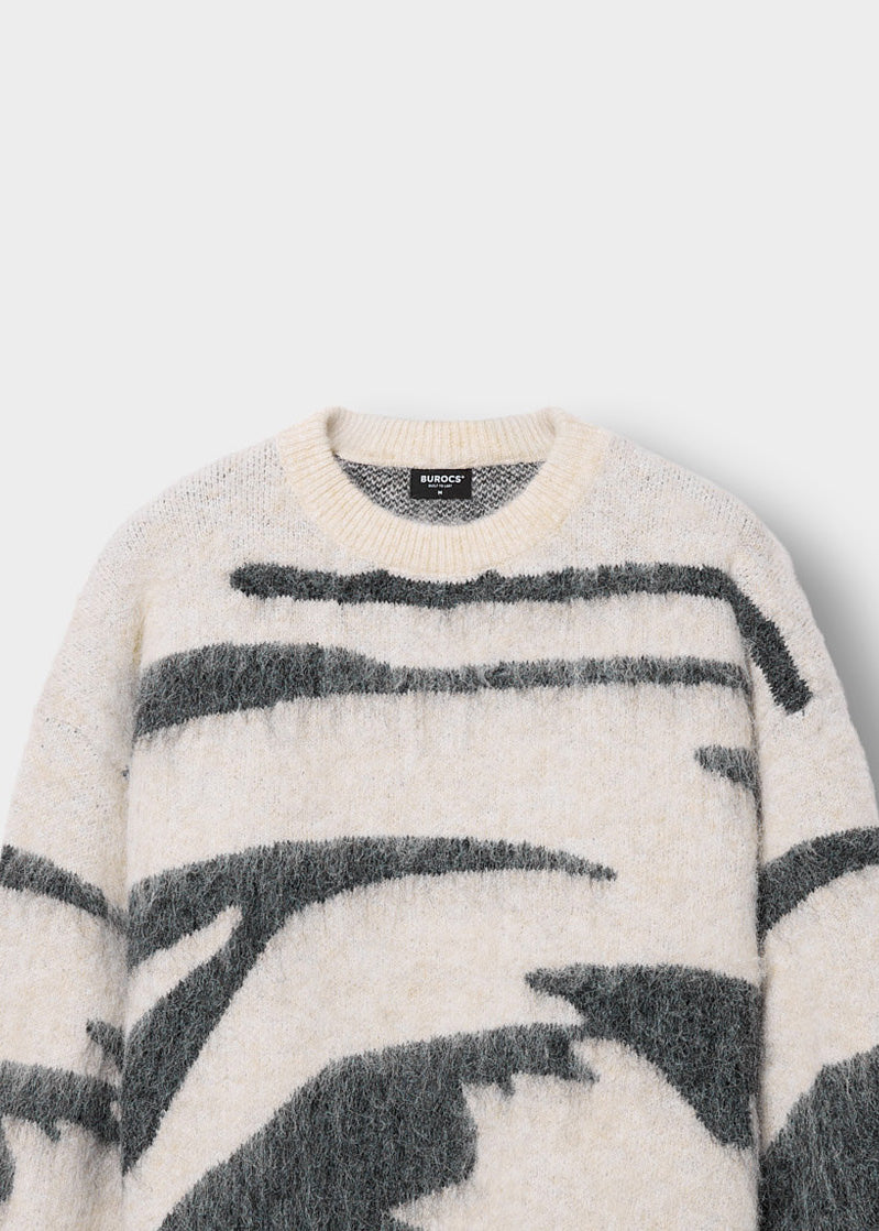 burocs-hairy-monochrome-knit-sweater-off-white image 3