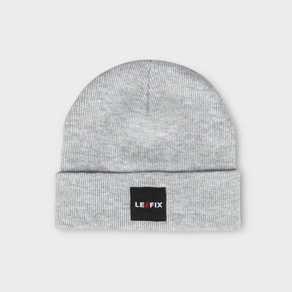 le-fix-lightning-beanie-m-tze-grau image 1