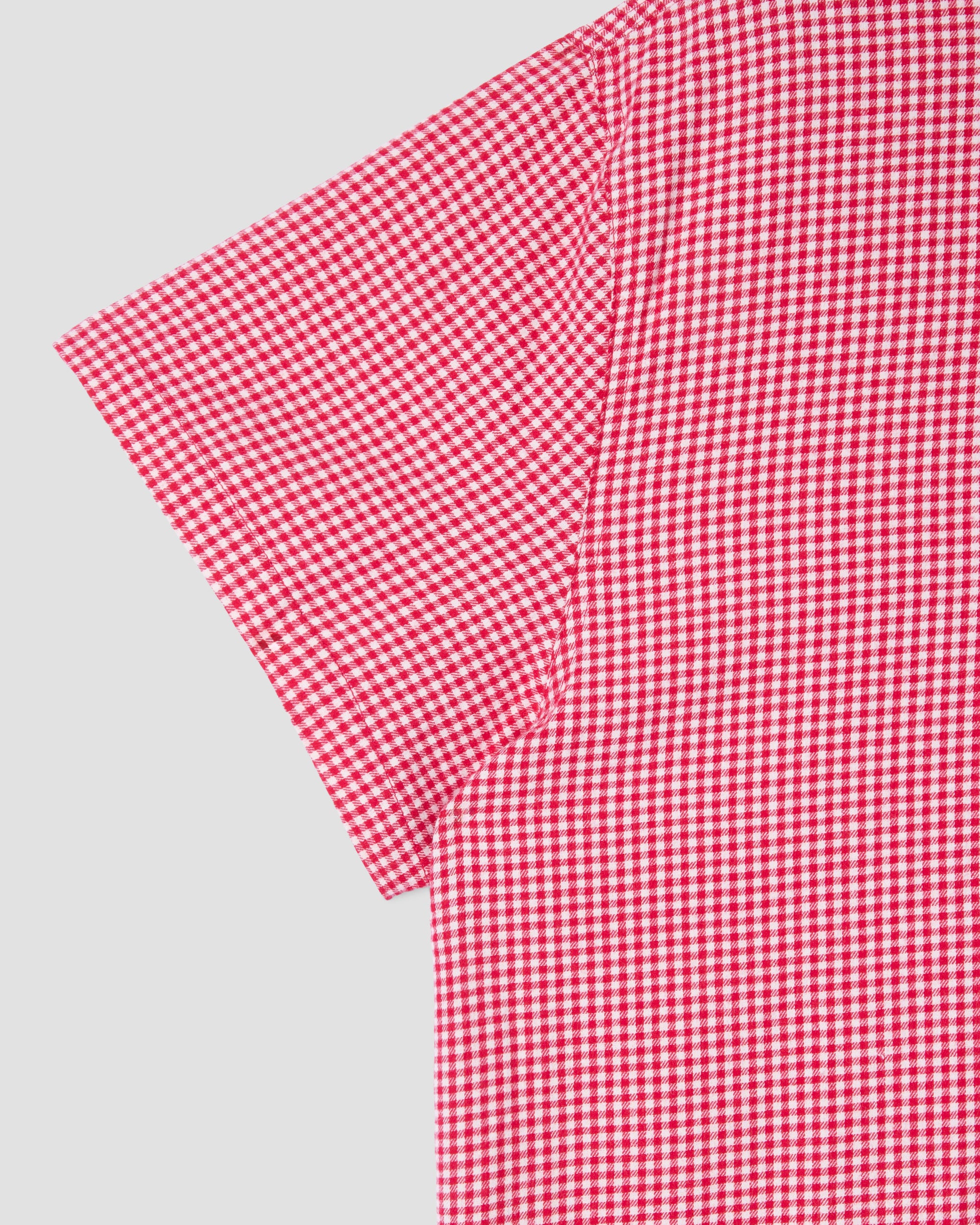 stan-ray-flannel-shirt-kurzarmhemd-red-gingham-kariert image 3