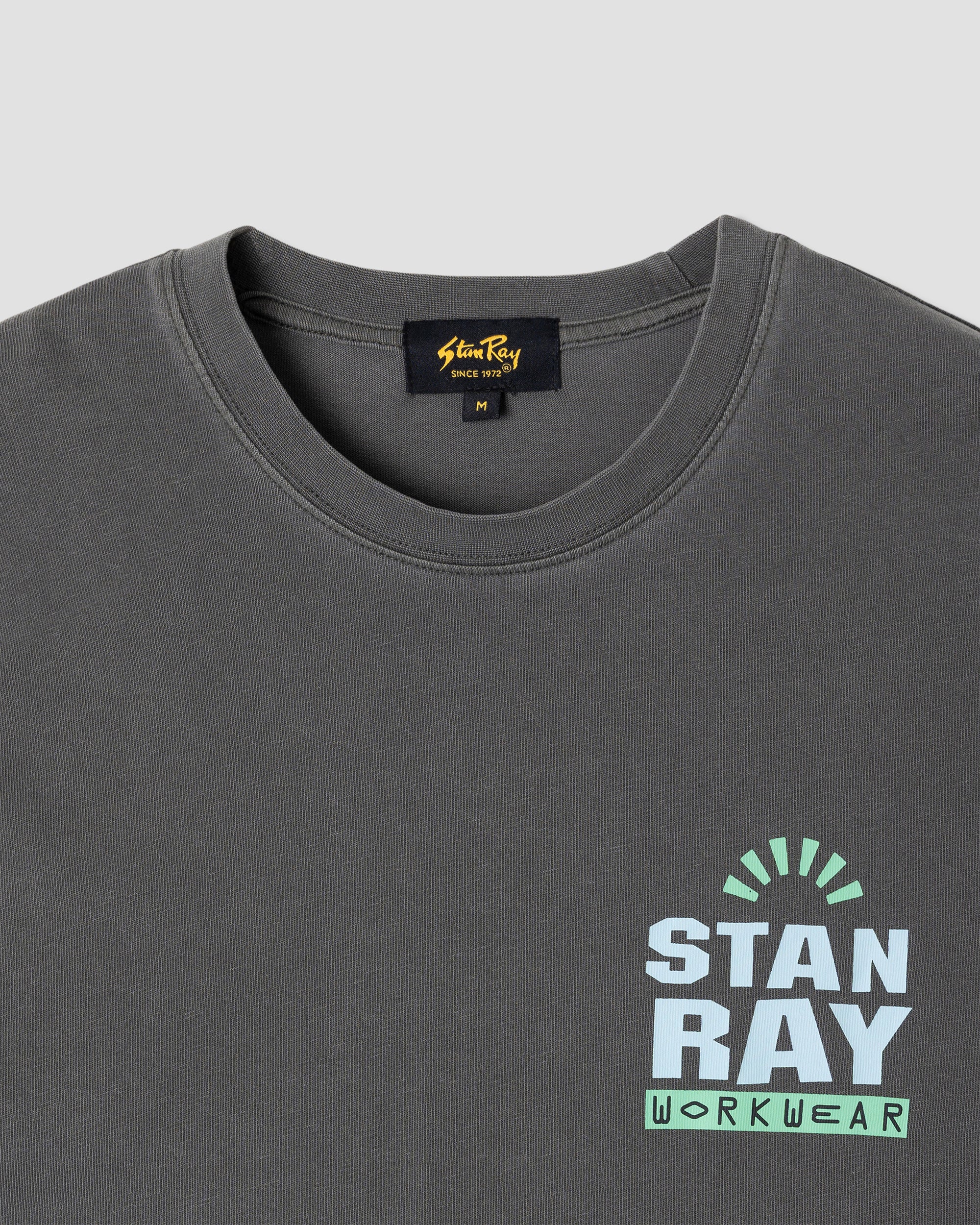 stan-ray-reg-tee-t-shirt-washed-black-logo-220gsm image 3