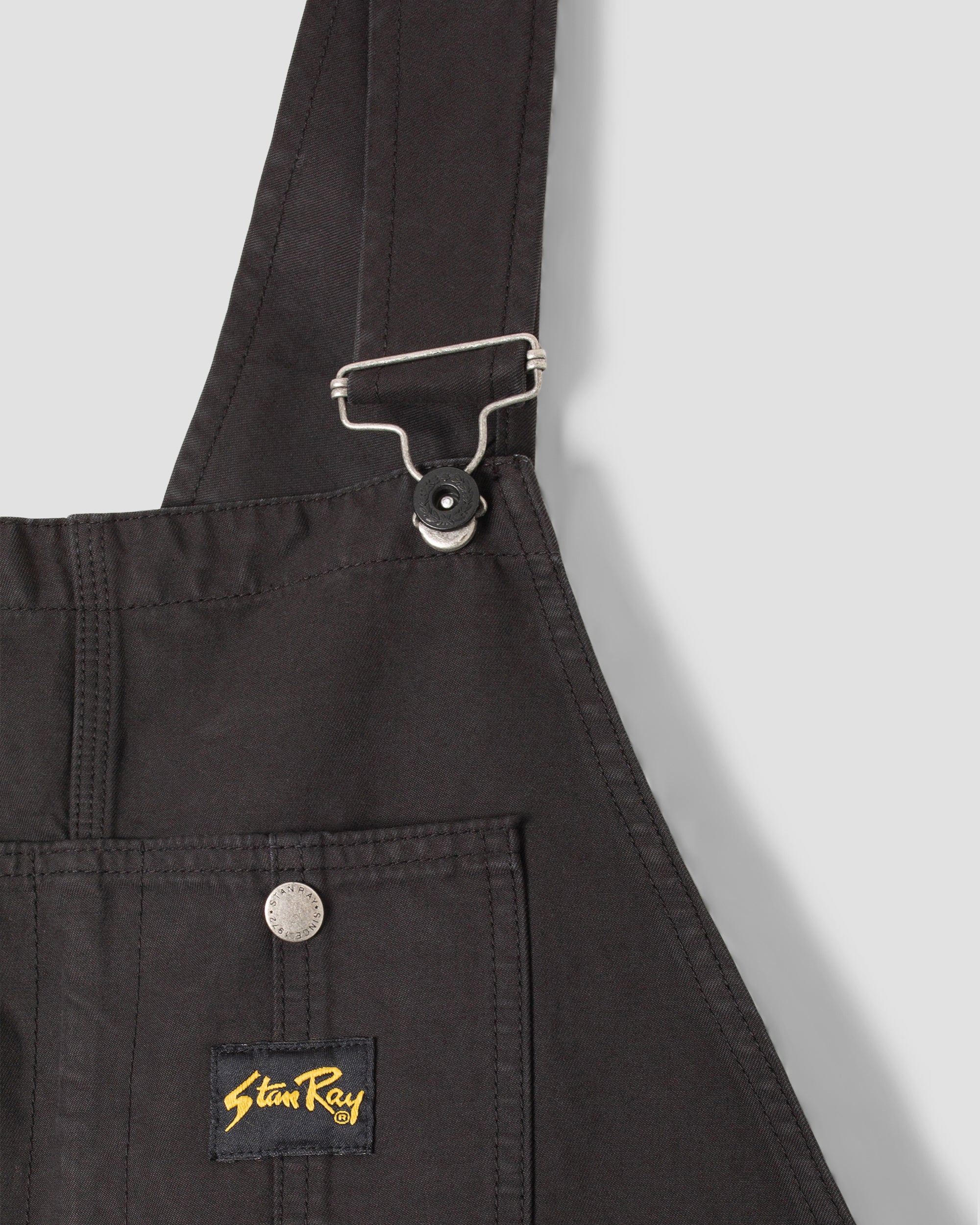 stan-ray-earls-bib-latzhose-black-twill-gerade image 5