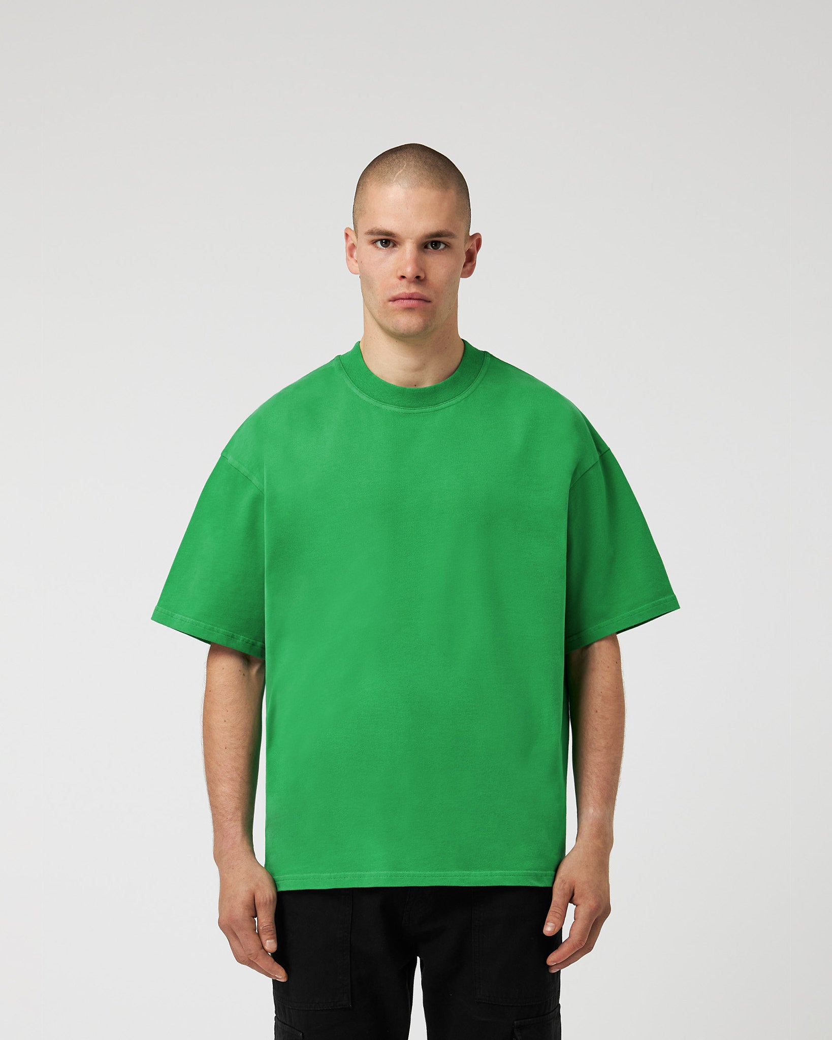eightyfive-signature-oversized-t-shirt-green-herren-260gsm image 2