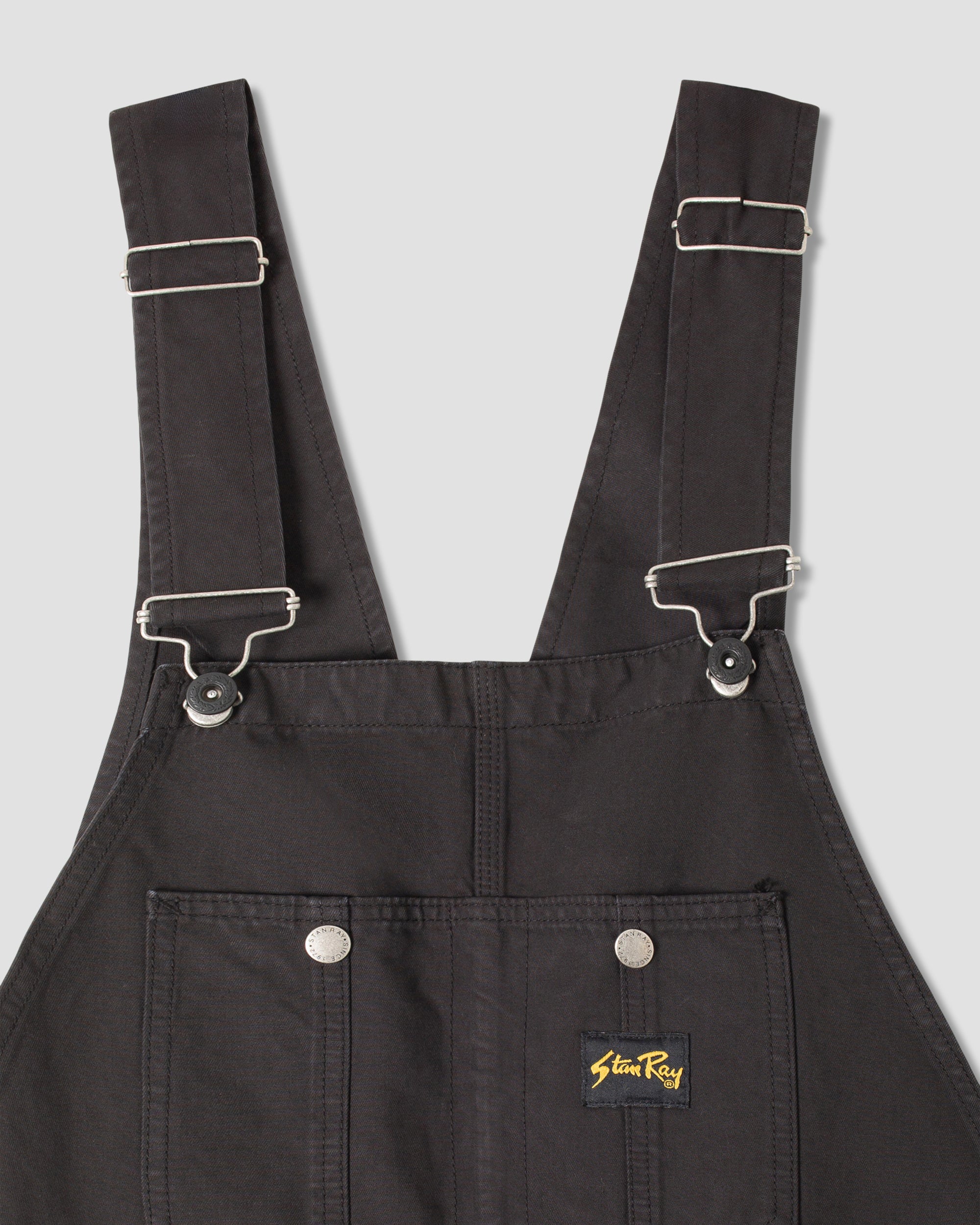 stan-ray-earls-bib-latzhose-black-twill-gerade image 4