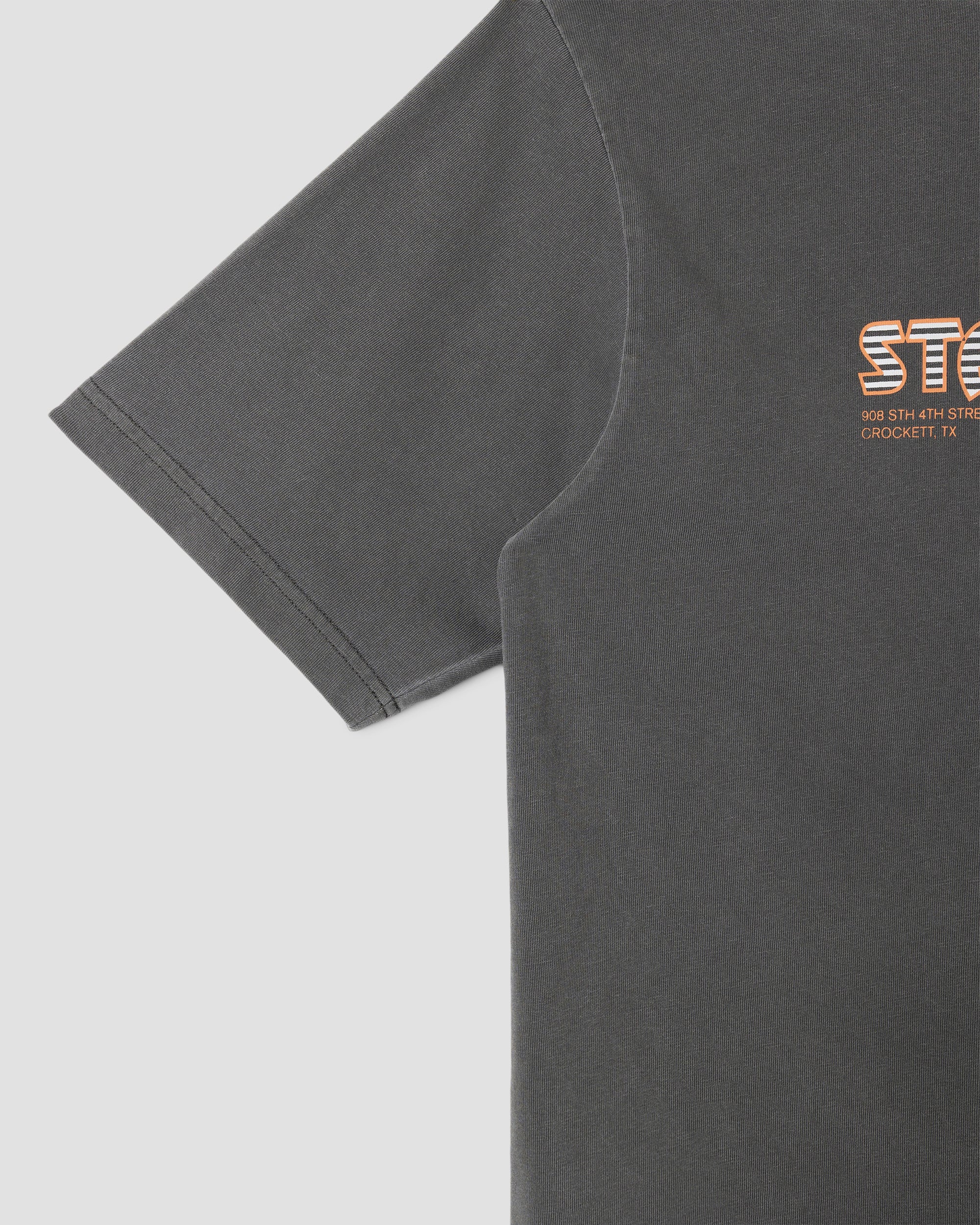 stan-ray-crockett-pants-tee-t-shirt-washed-black-baumwolle image 4