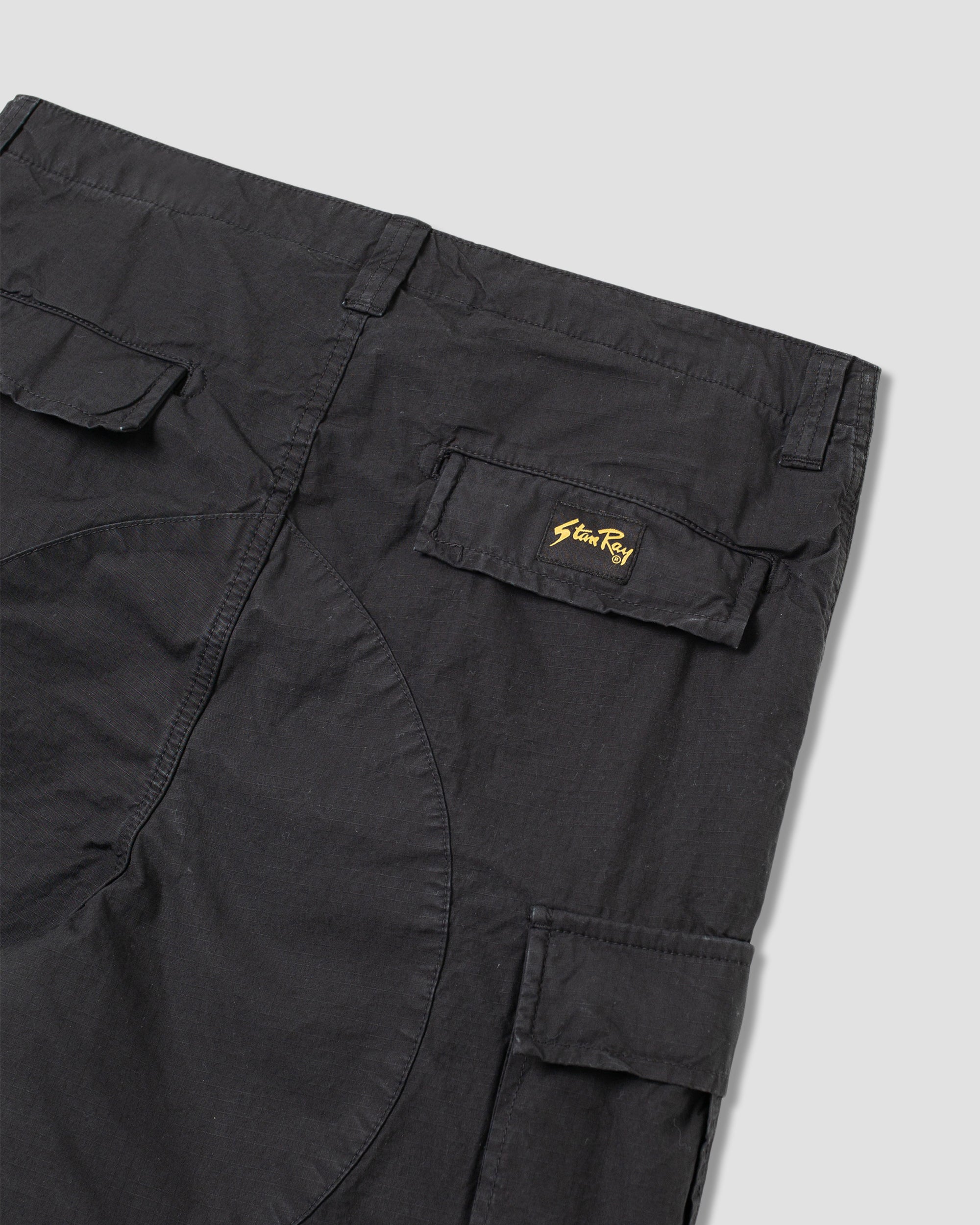 stan-ray-cargo-short-shorts-black-ripstop-loose-fit image 3