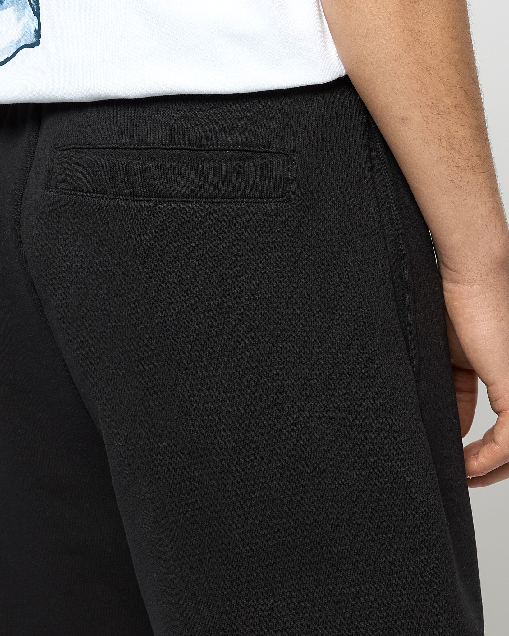 eightyfive-bottoms-pleated-sweatshorts-shorts-black image 7