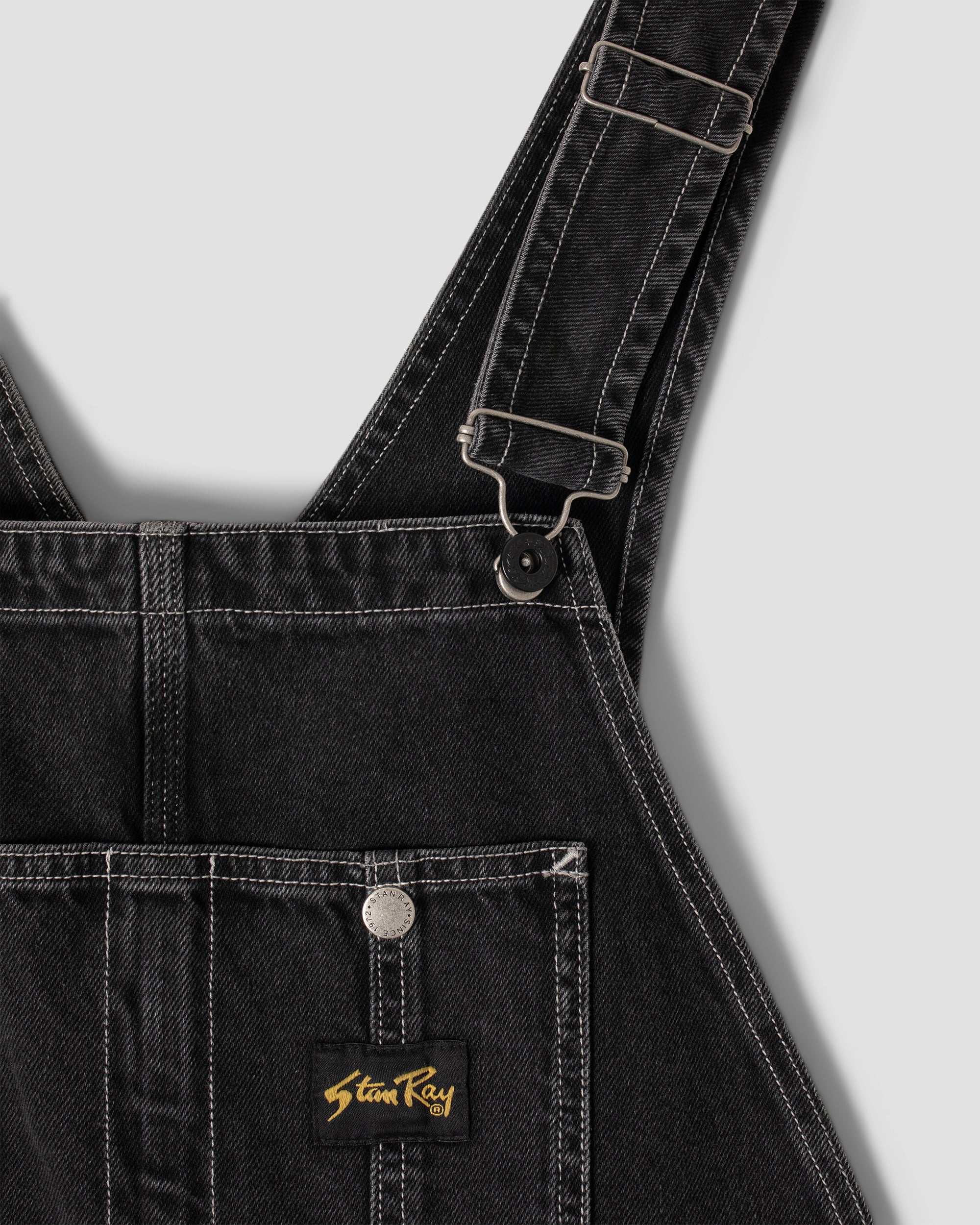stan-ray-earls-bib-latzhose-washed-black-denim image 5