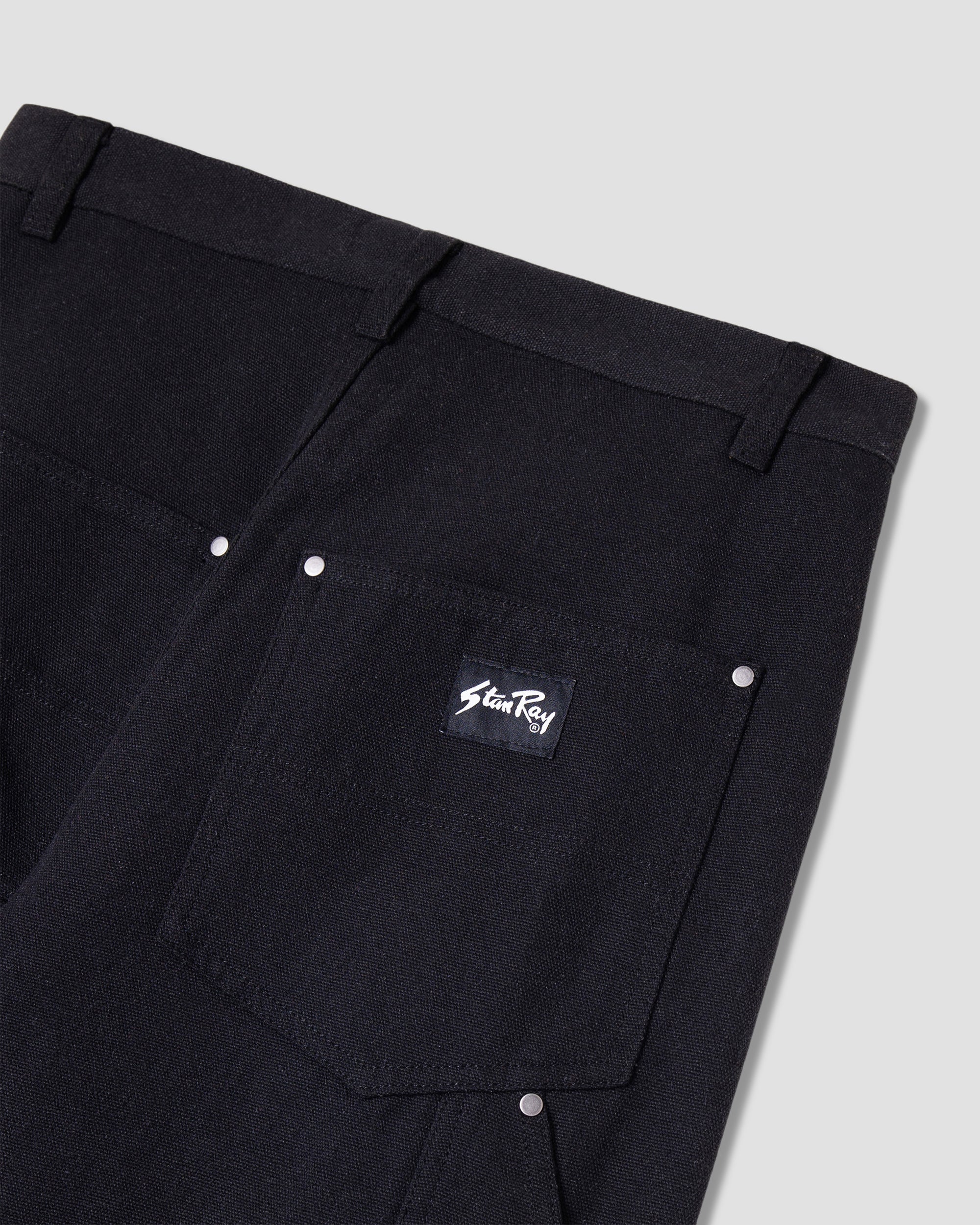 stan-ray-straight-double-knee-hose-schwarz-canvas image 5