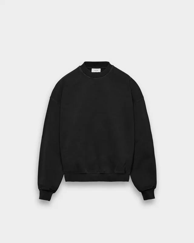 eightyfive-signature-crewneck-sweater-black-m-oversized image 1