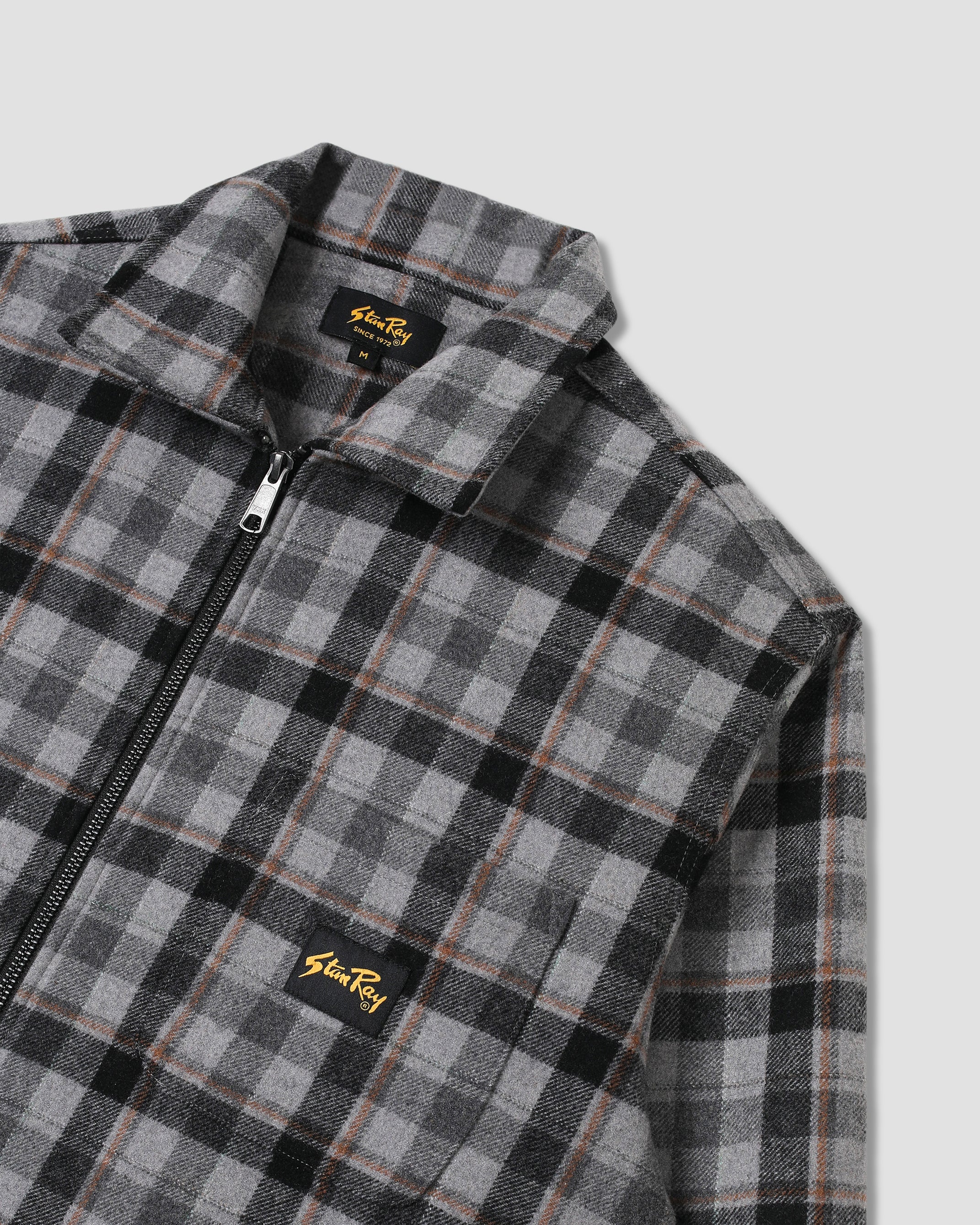 stan-ray-zip-shirt-hemdjacke-charcoal-plaid-flanell image 6