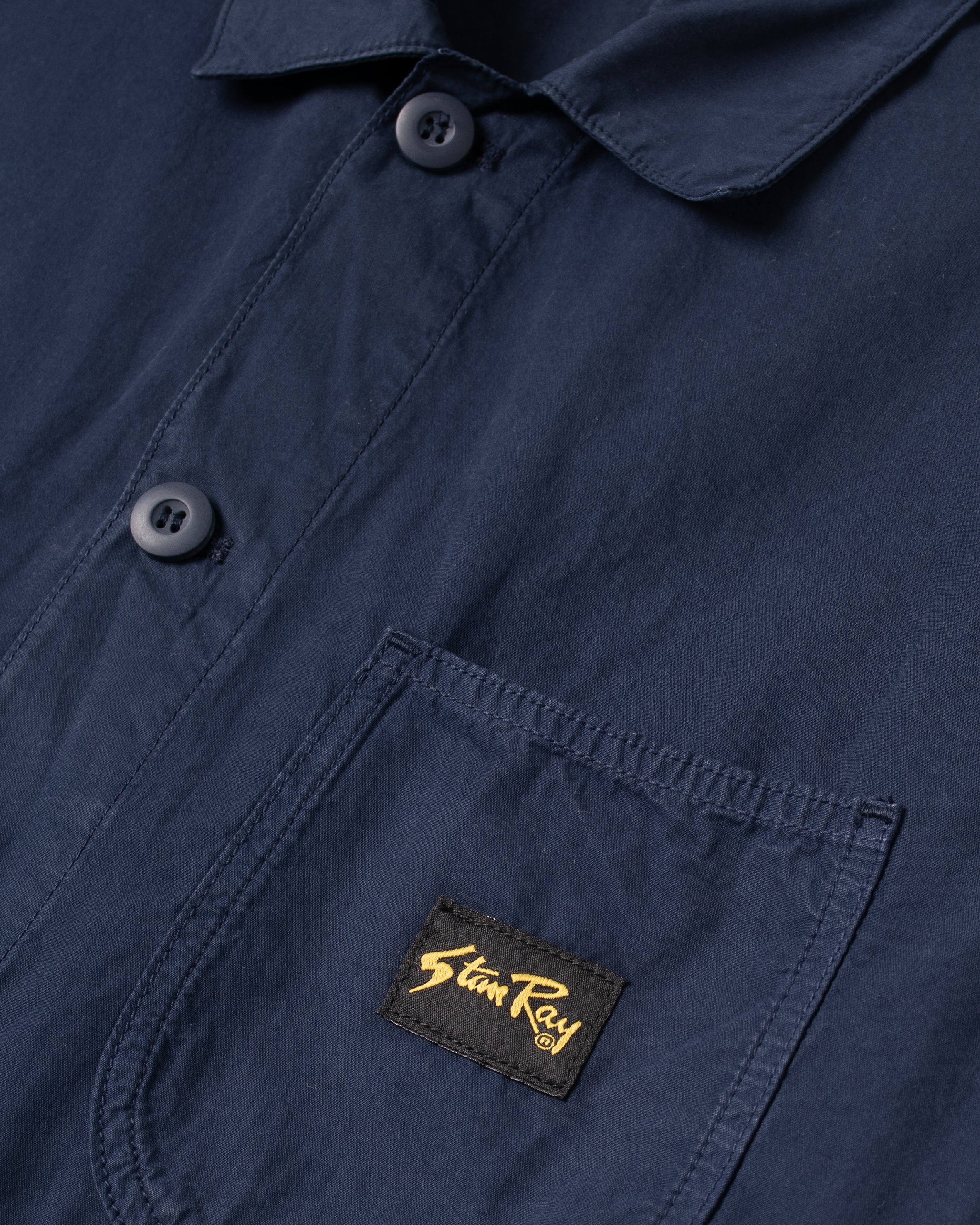 stan-ray-coverall-jacket-arbeitsjacke-navy-poplin-baumwolle image 7